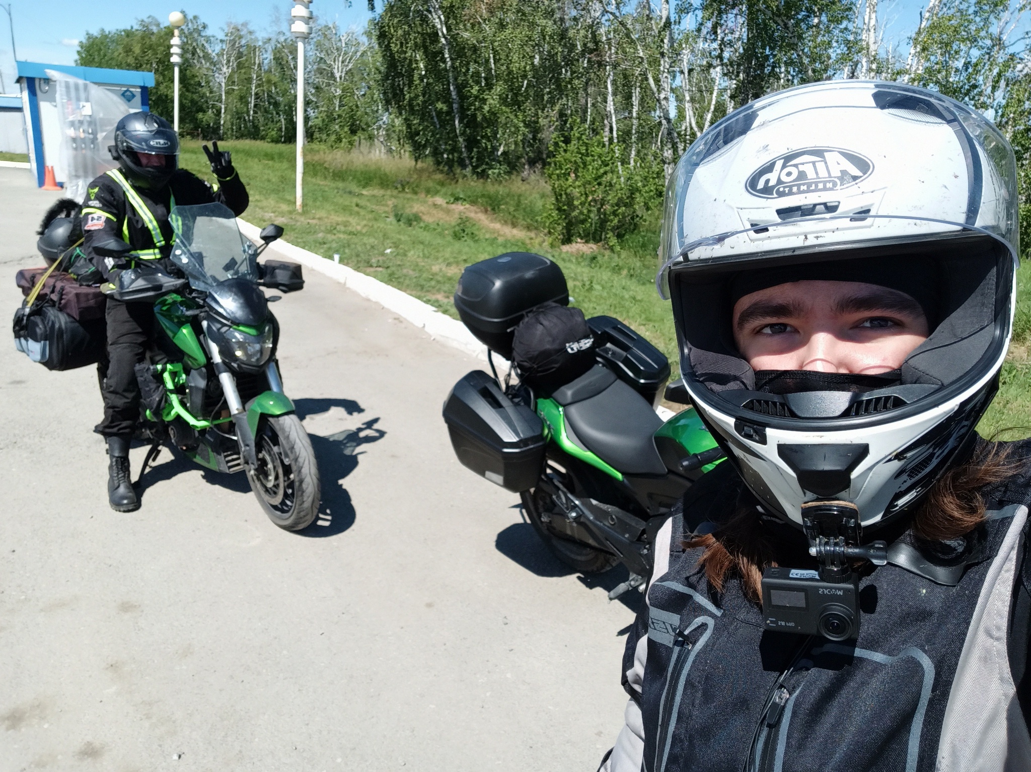 Baikal around the world, or a trip to the Bajaj Dominar 400. Part 2. 2021 - My, Travels, Baikal, Moto, Drive, Siberia, Omsk, Kemerovo, Motorcycle travel, Longpost, Novosibirsk