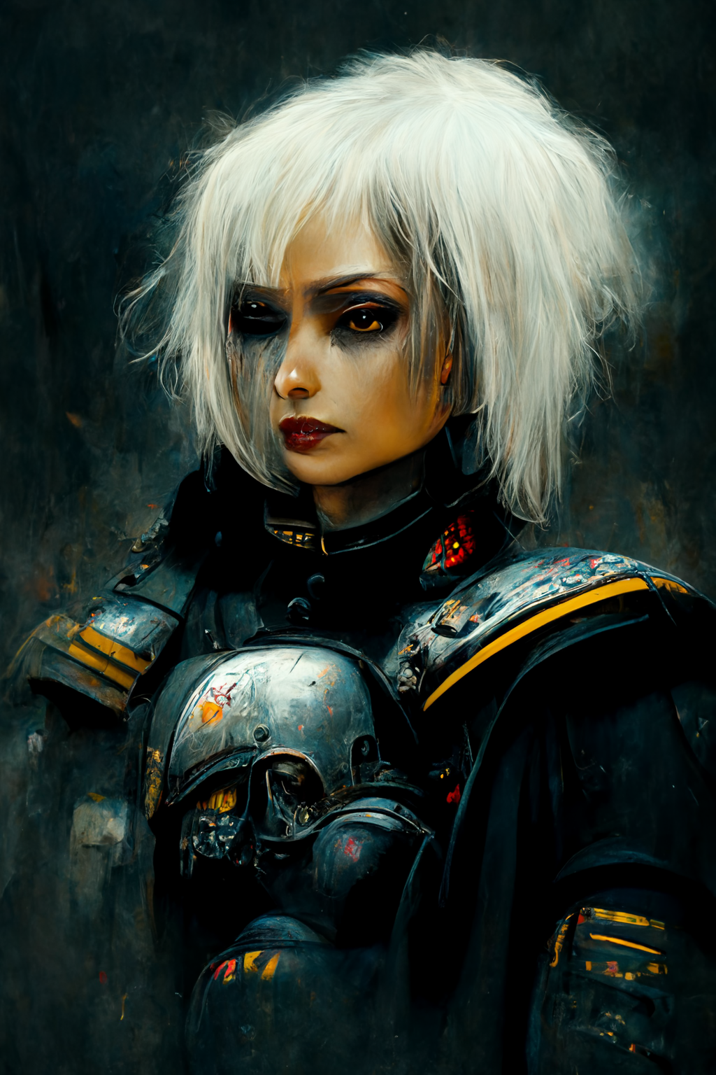 Sororitki from Midjorney's perspective - My, Warhammer 40k, Adepta Sororitas, Warhammer, Midjourney, Artificial Intelligence, Longpost