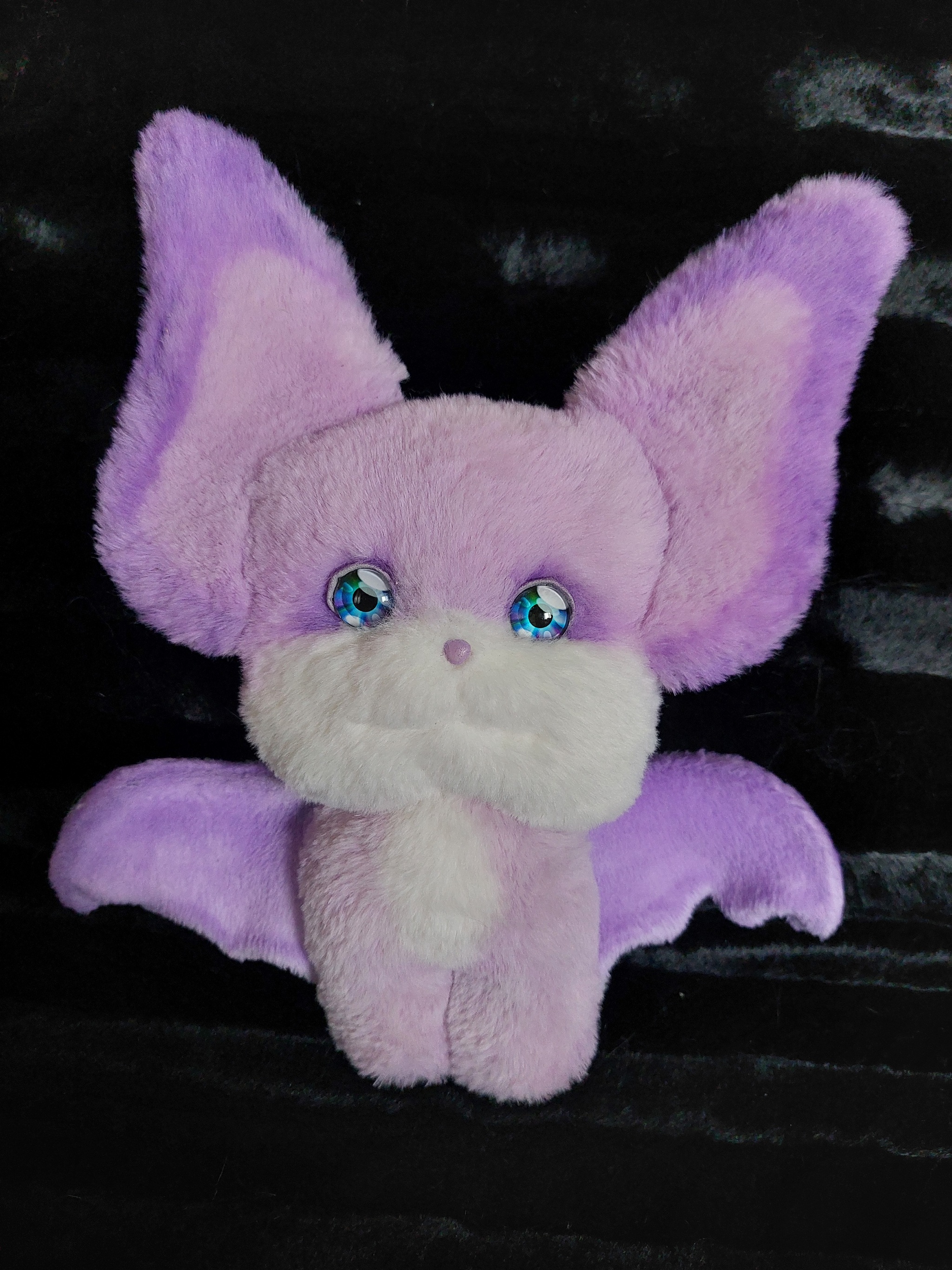 Bat Adele - My, Handmade, Presents, Author's toy, Needlework, Longpost, Needlework without process