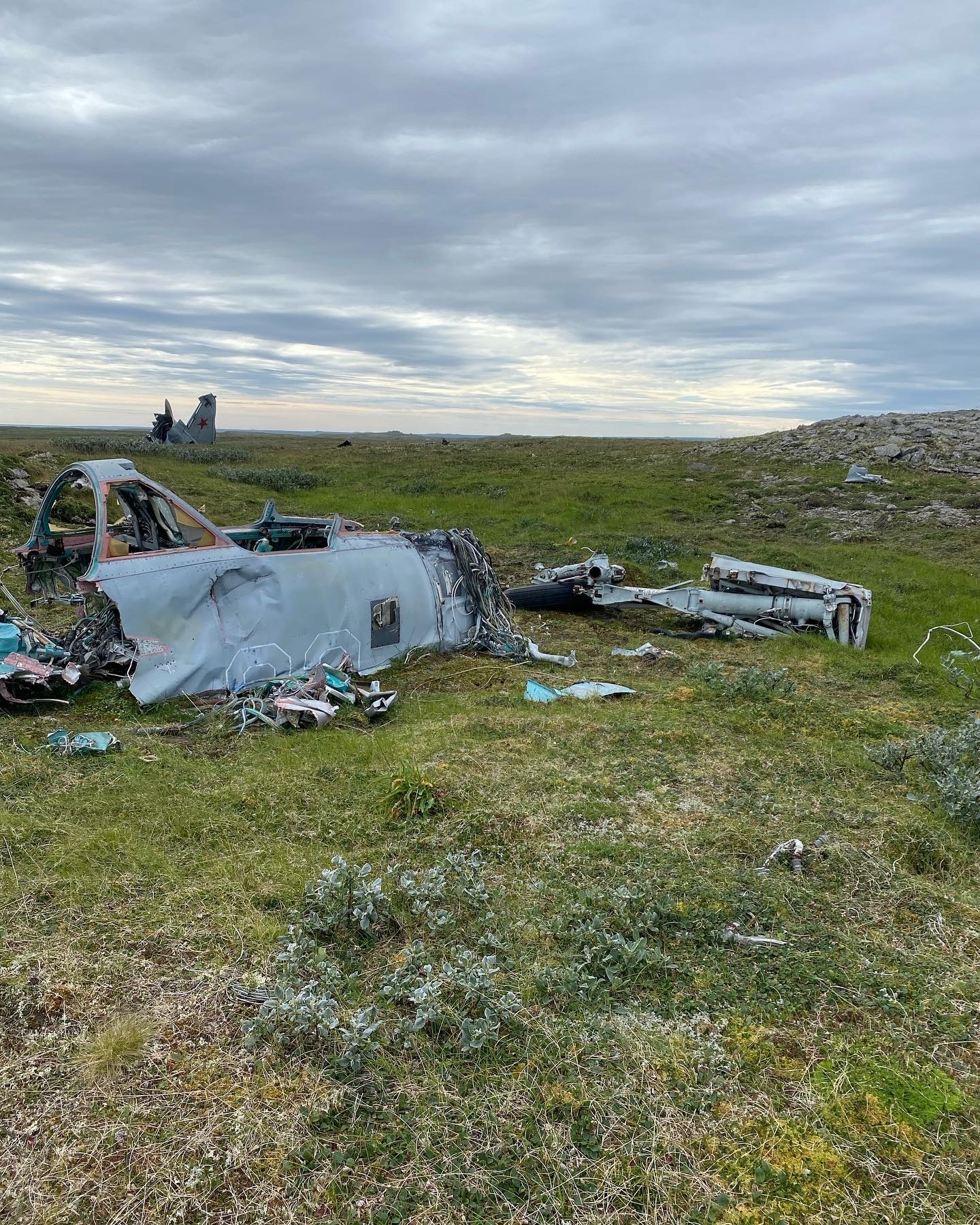 The wreckage of a military aircraft on Vaygach Island - My, Plane crash, Vaygach, New earth, Airplane, Aviation, Longpost, Military equipment