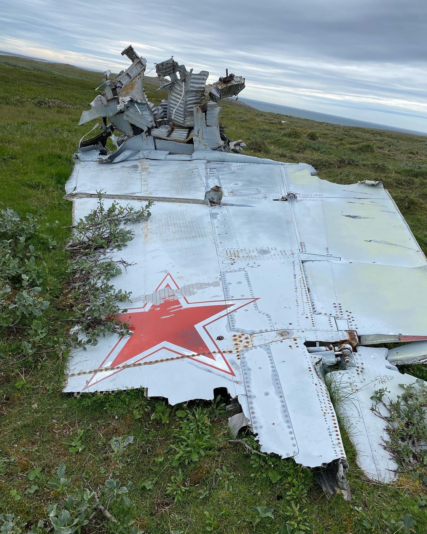 The wreckage of a military aircraft on Vaygach Island - My, Plane crash, Vaygach, New earth, Airplane, Aviation, Longpost, Military equipment