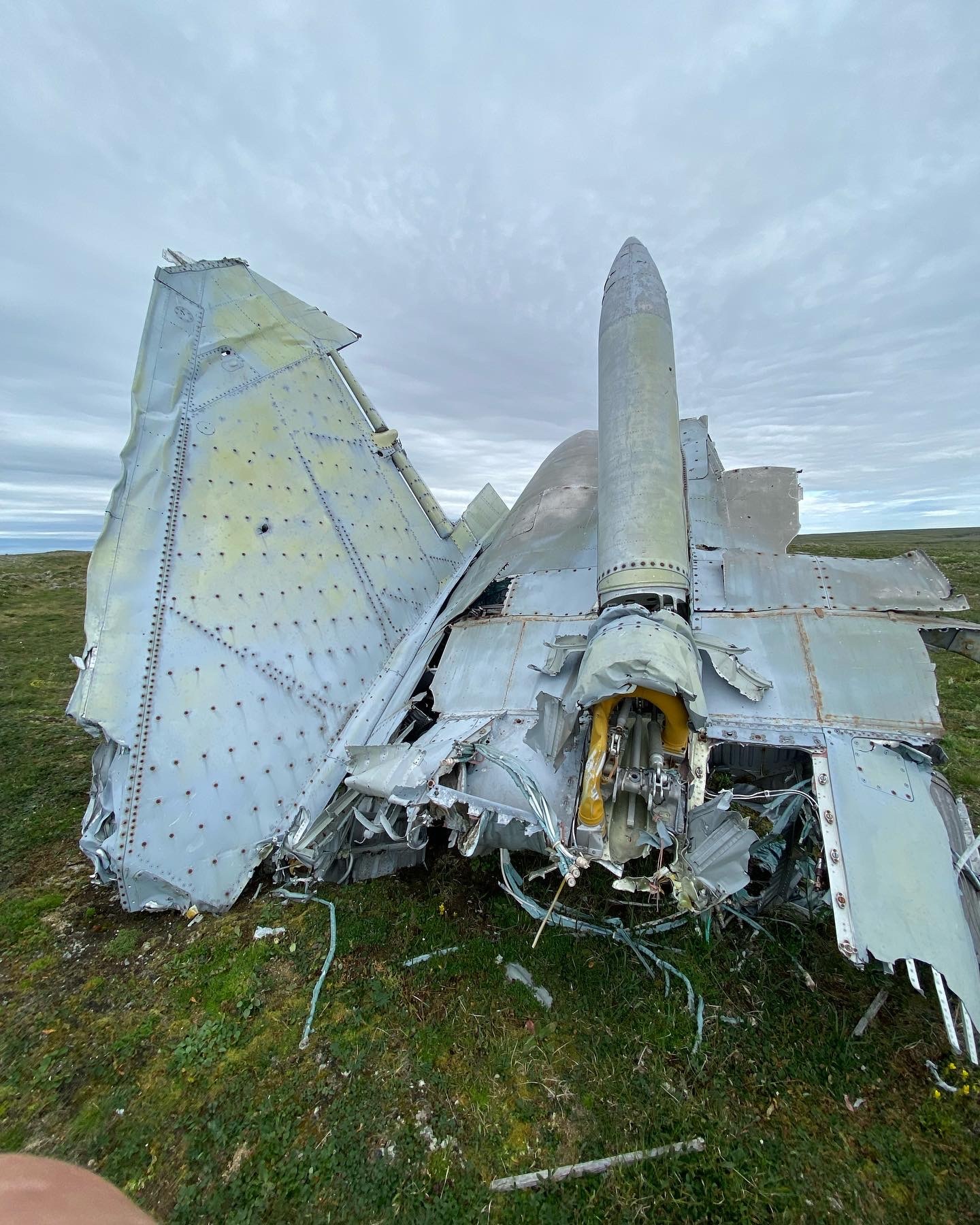 The wreckage of a military aircraft on Vaygach Island - My, Plane crash, Vaygach, New earth, Airplane, Aviation, Longpost, Military equipment