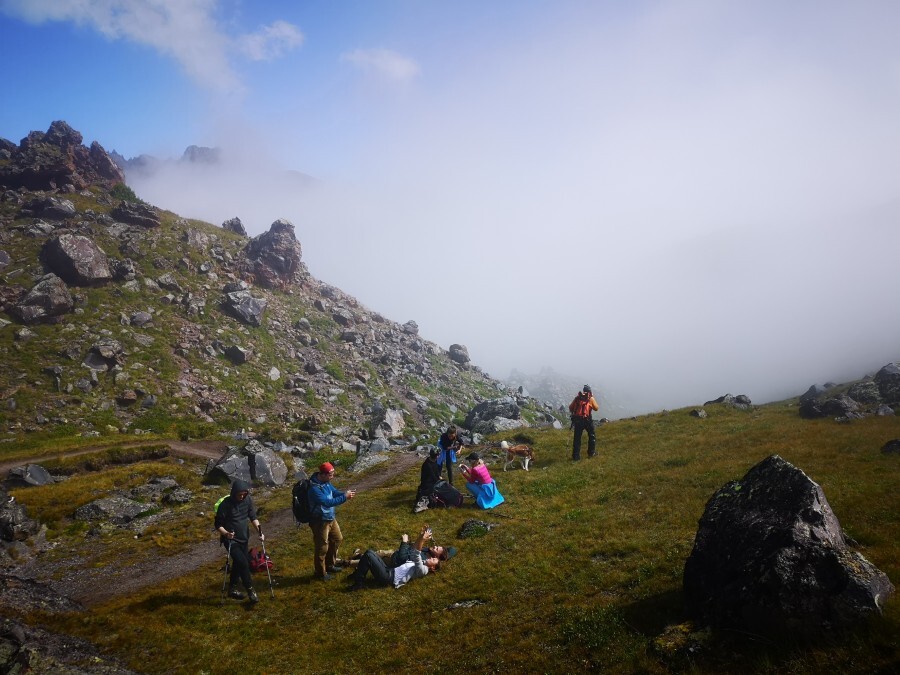 We went from 2500m to 3750m and back along the northern slope of Elbrus - My, The mountains, Elbrus, The photo, Climbing, Tourism, Caucasus, Acclimatization, Kukmor, Longpost, Travels