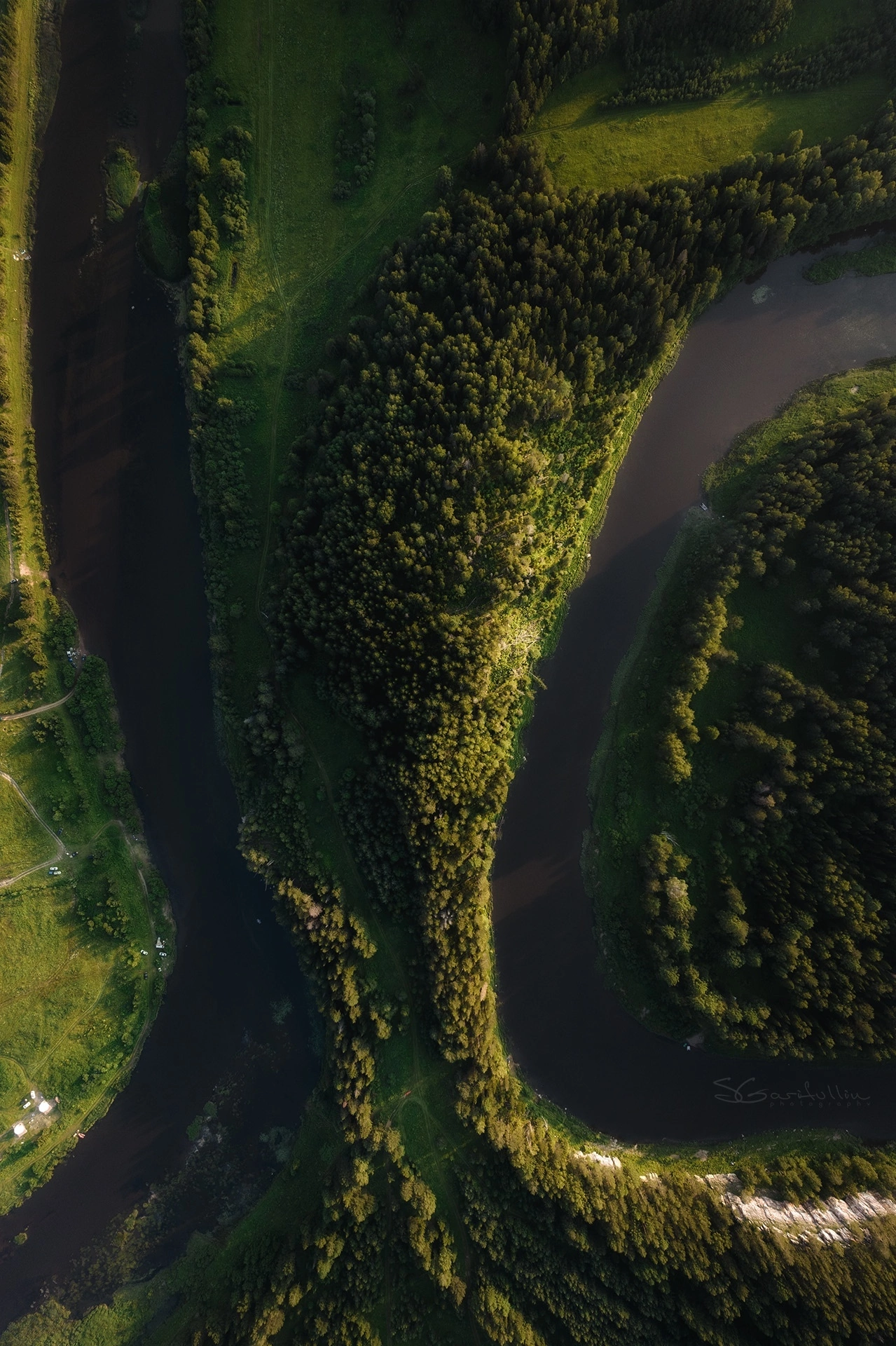 Chusovaya river - Chusovaya, Ural, River, The nature of Russia, Travel across Russia, Aerial photography, The photo