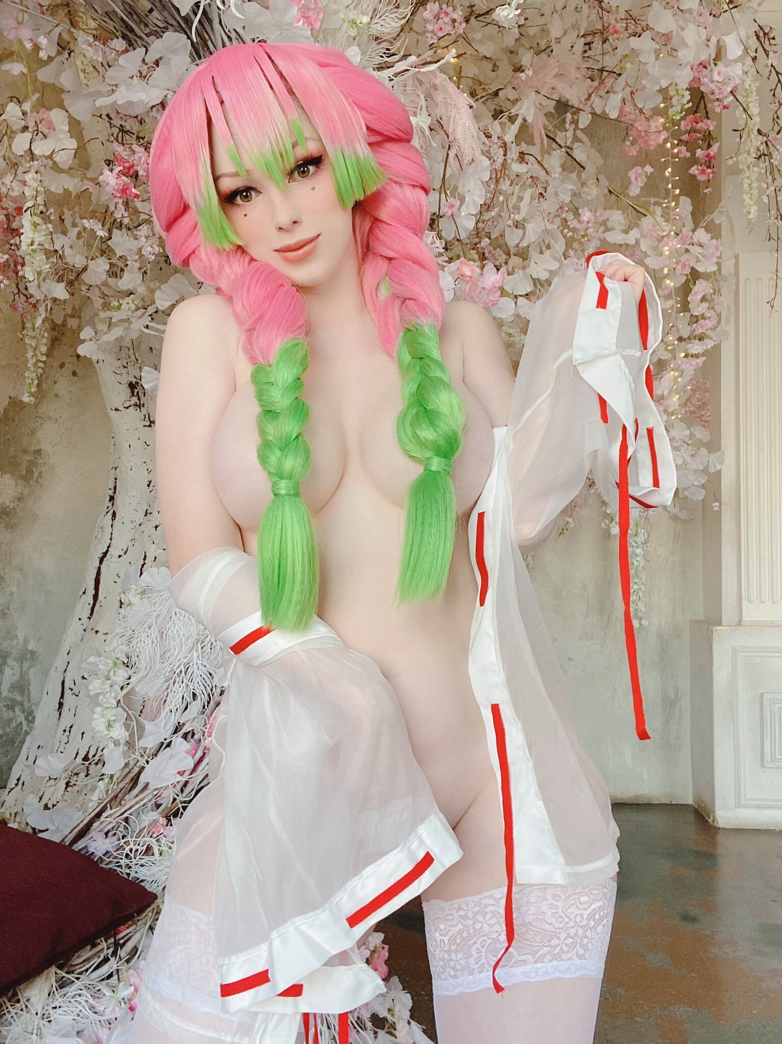 Fanservice Mitsuri (Demon Slayer) - NSFW, My, Cosplay, Anime, Girls, Lady melamori, Demon slayer, Longpost