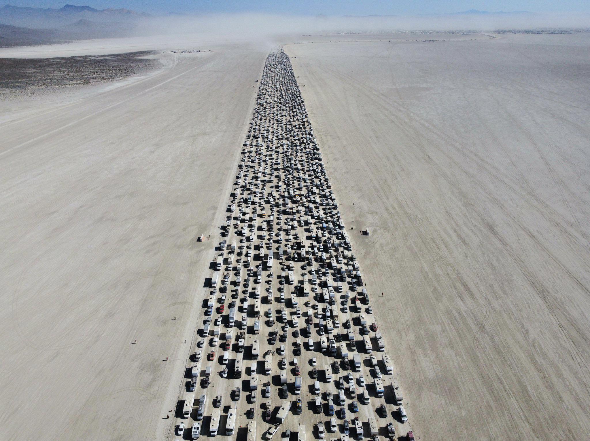 Reply to the post Burning Man Festival - The festival, Burning man, Reply to post, Auto, Traffic jams