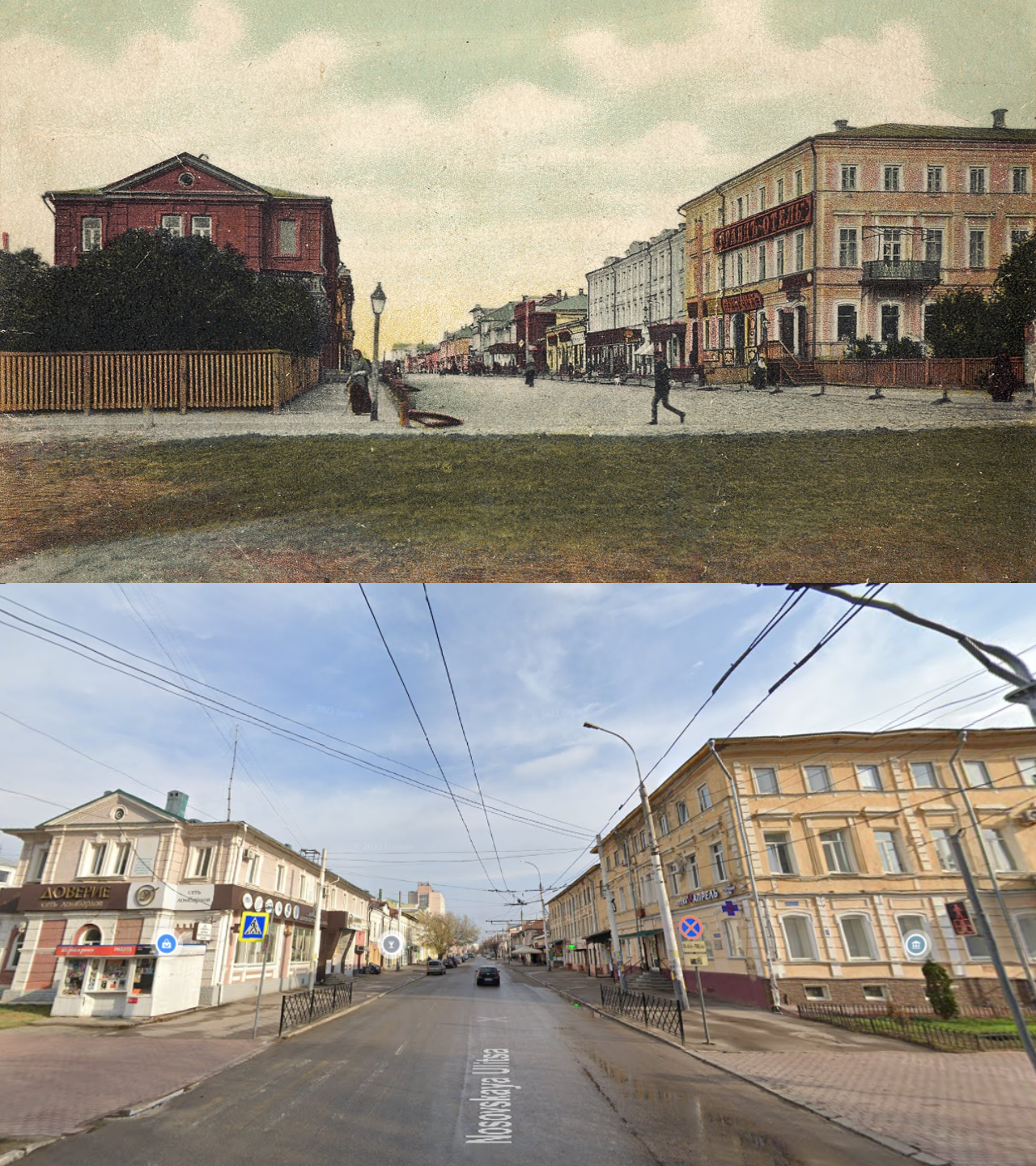 Tambov: before the Revolution and today. It was-Became. Part 2 - Tambov, History, Old photo, Past, It Was-It Was, Architectural monument, Black and white photo, Local history, The Russia We Lost, История России, Российская империя, Longpost, Architecture