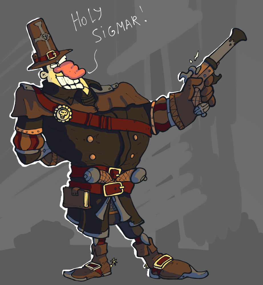 sketcher - My, Sketch, Vermintide, Warhammer: age of sigmar, Dr. Livesey