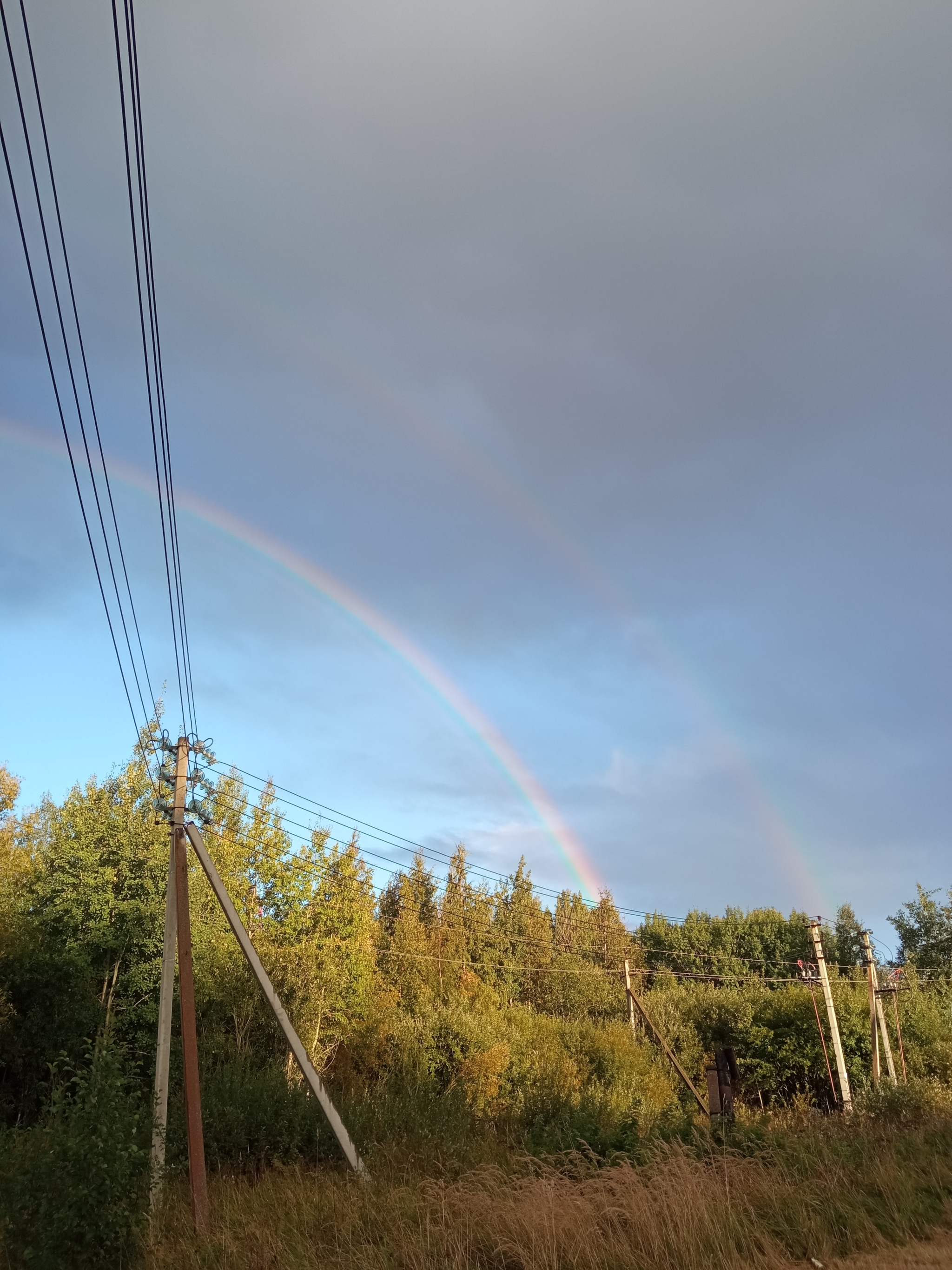 Rainbow - My, Double Rainbow, Mobile photography, Longpost