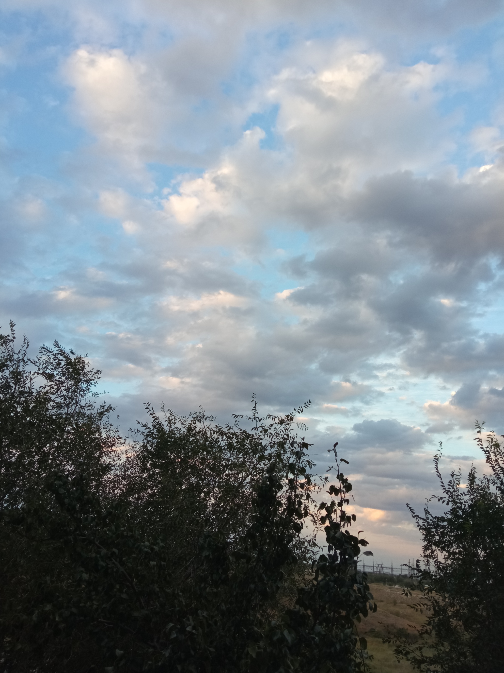 evening - My, Clouds, Evening, Longpost, The photo