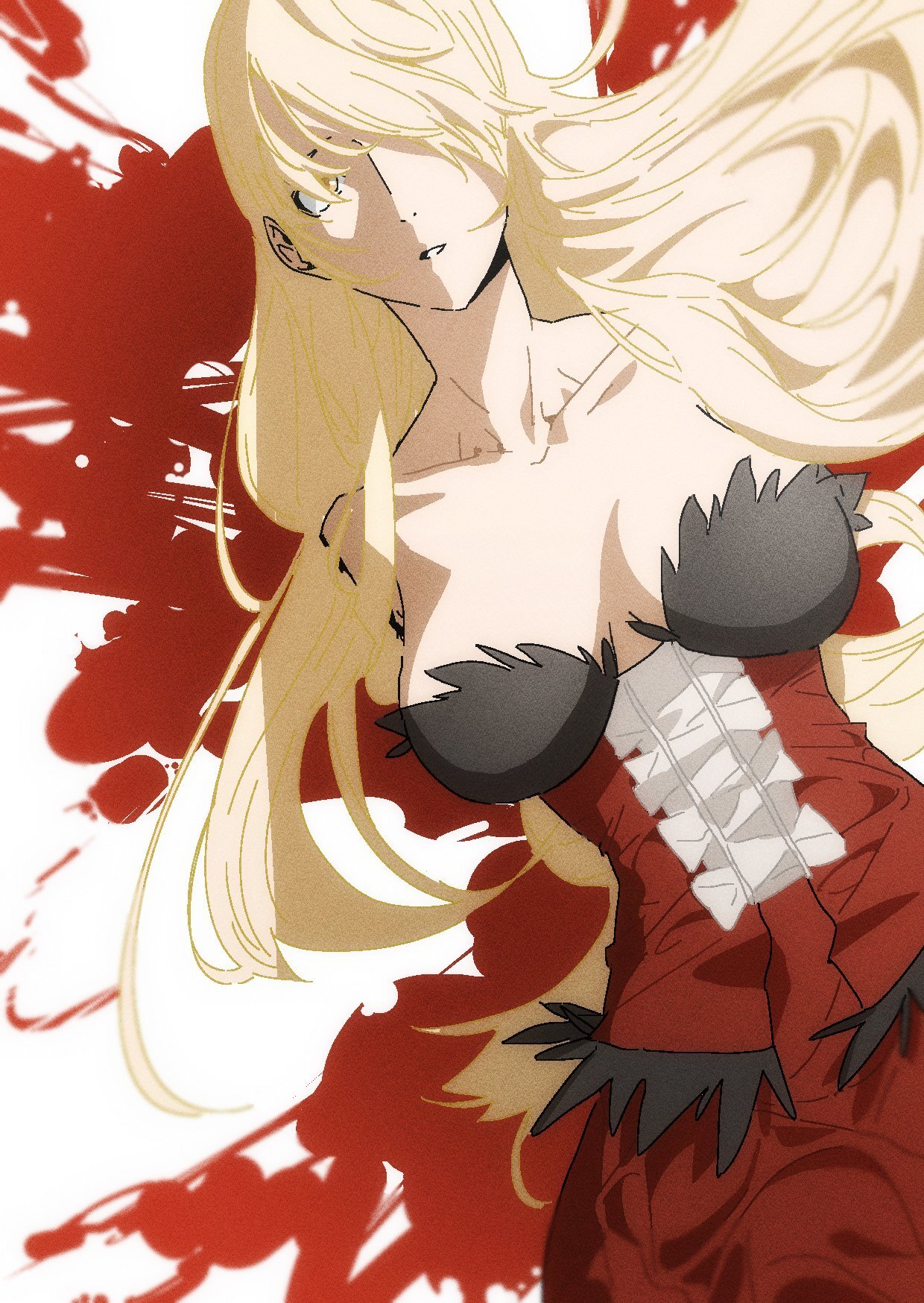Kissshot! - Art, Anime, Anime art, Monogatari series, Vampires, Kiss-Shot Acerola-orion Heart-under-blade