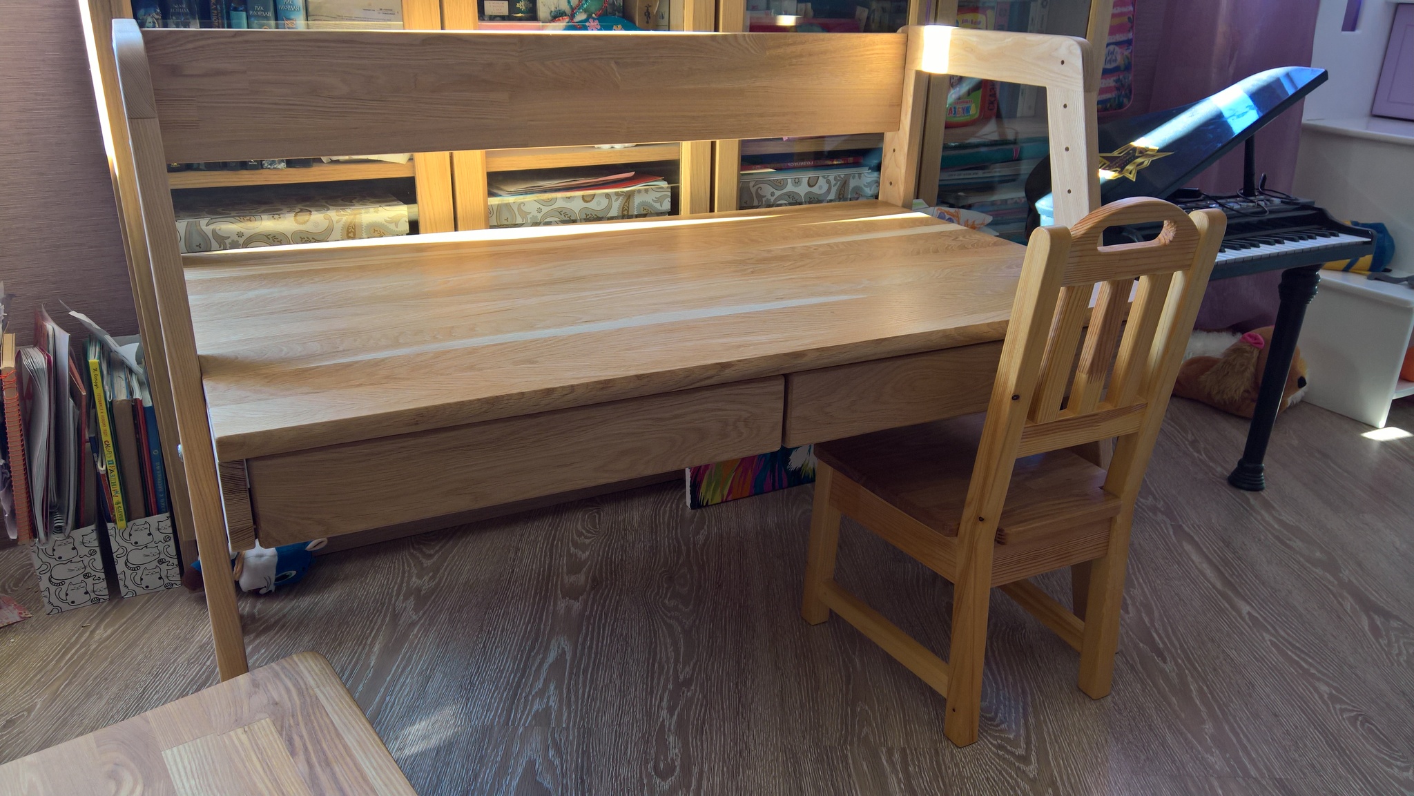 Growing children's table - My, Woodworking, With your own hands, Wood products, Table, Carpenter, Longpost, Furniture