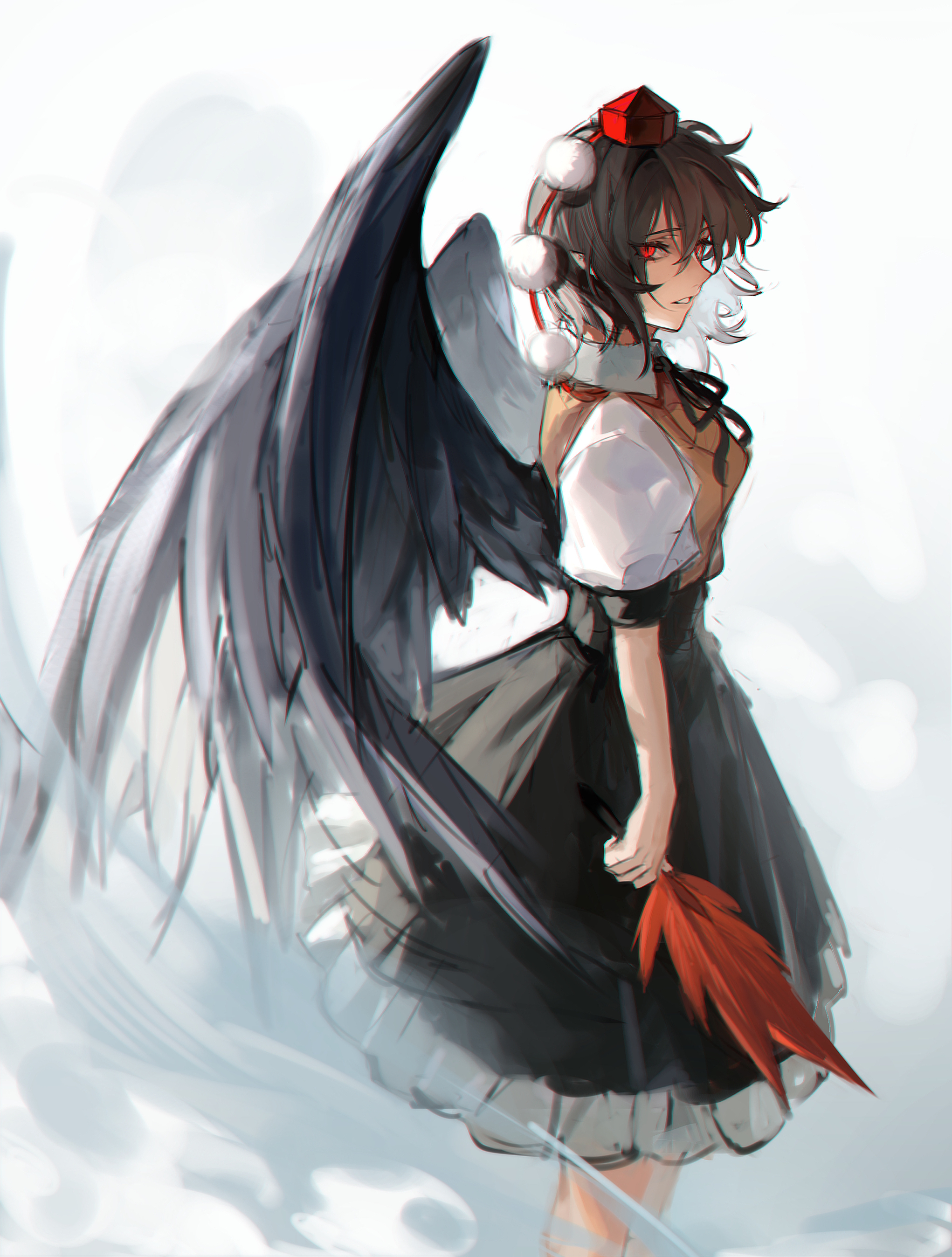 Shameimaru Aya - Touhou, Shameimaru aya, Anime, Anime art, Tokinhr