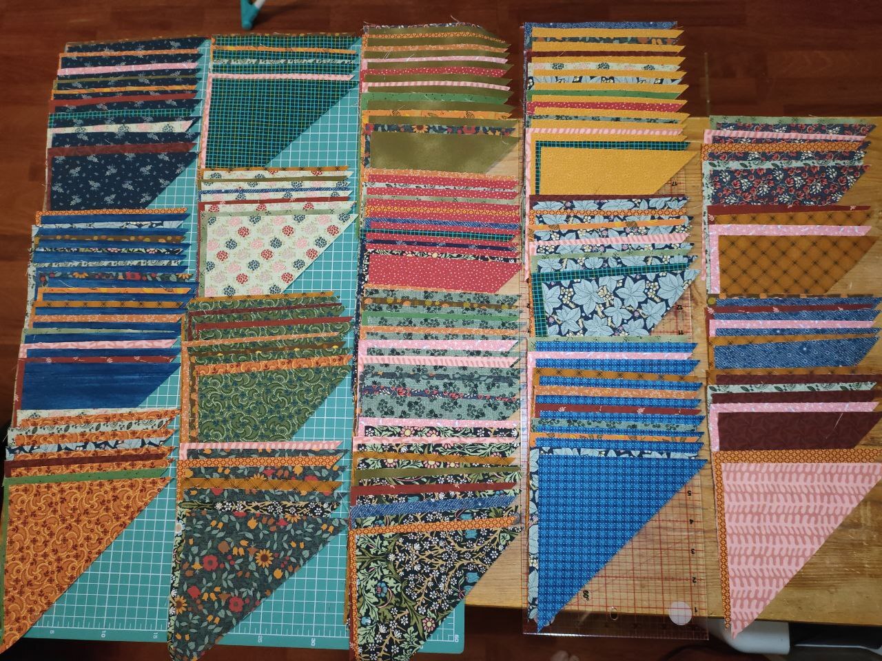 New project in patchwork 4 _ almost finished - My, Needlework with process, With your own hands, Hobby, A blanket, Longpost, Patchwork