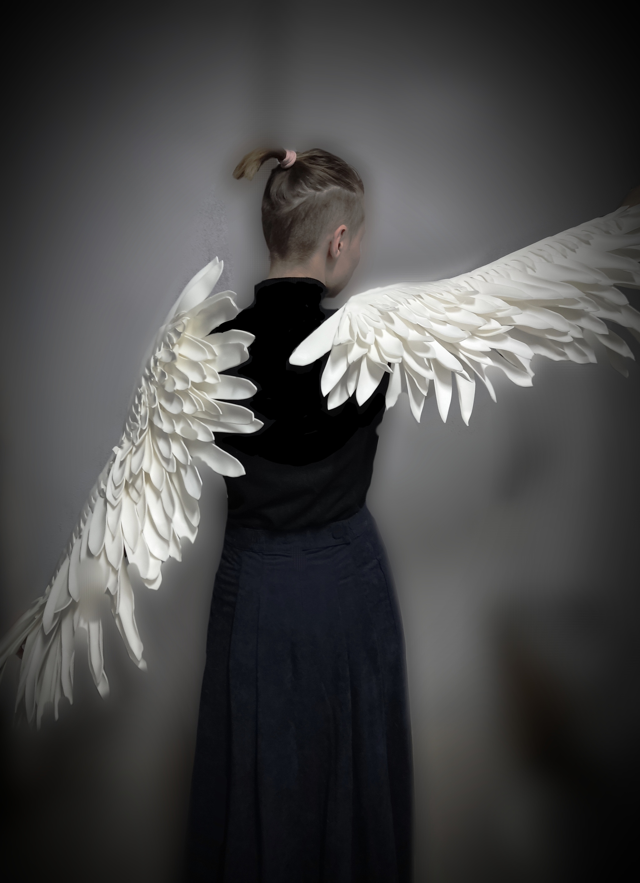 Where are your wings that I liked - My, Wings, Needlework without process, Izolon, Longpost