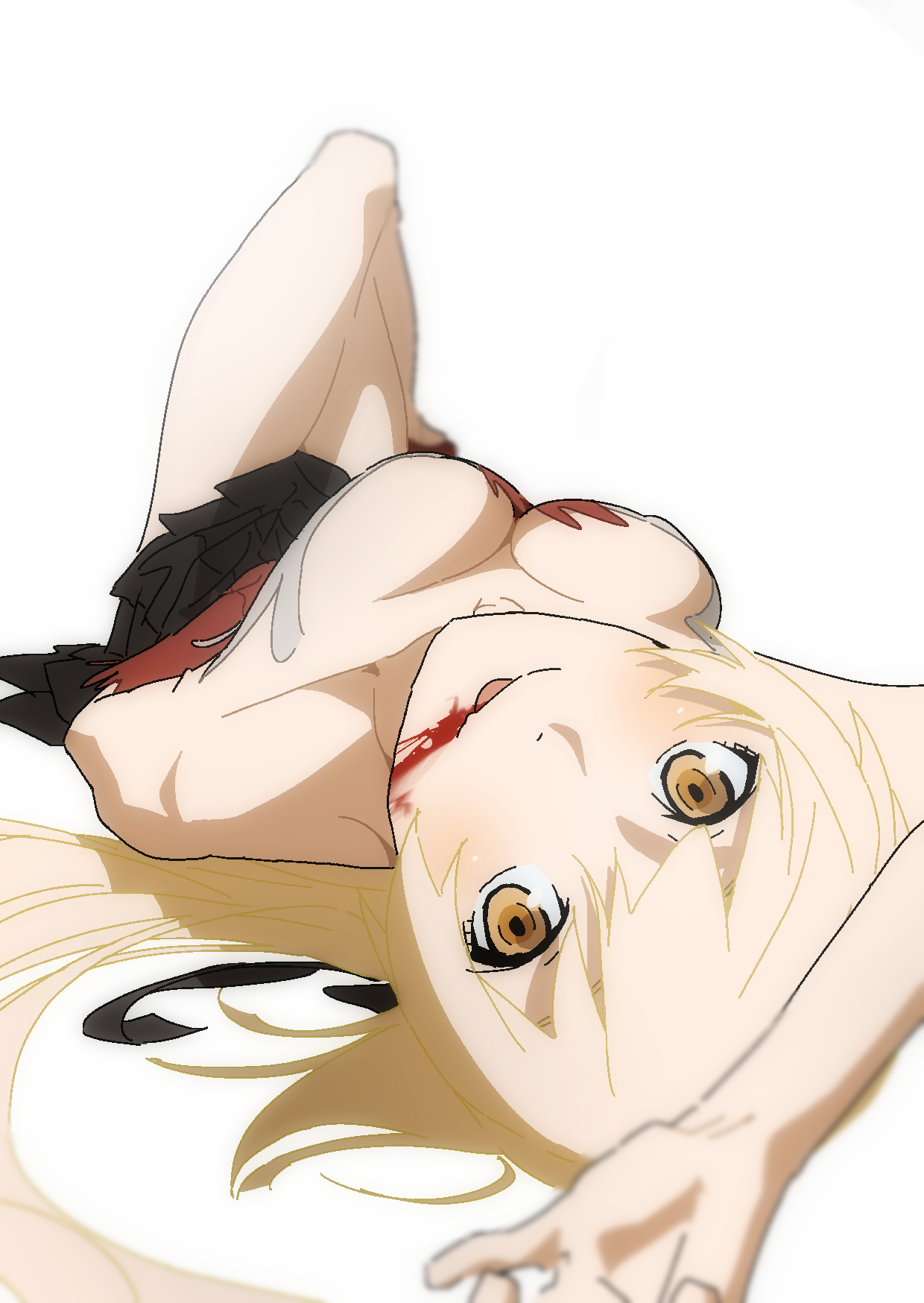 Continuation of the post Kissshot! - Art, Anime, Anime art, Monogatari series, Vampires, Reply to post, Longpost, Kiss-Shot Acerola-orion Heart-under-blade