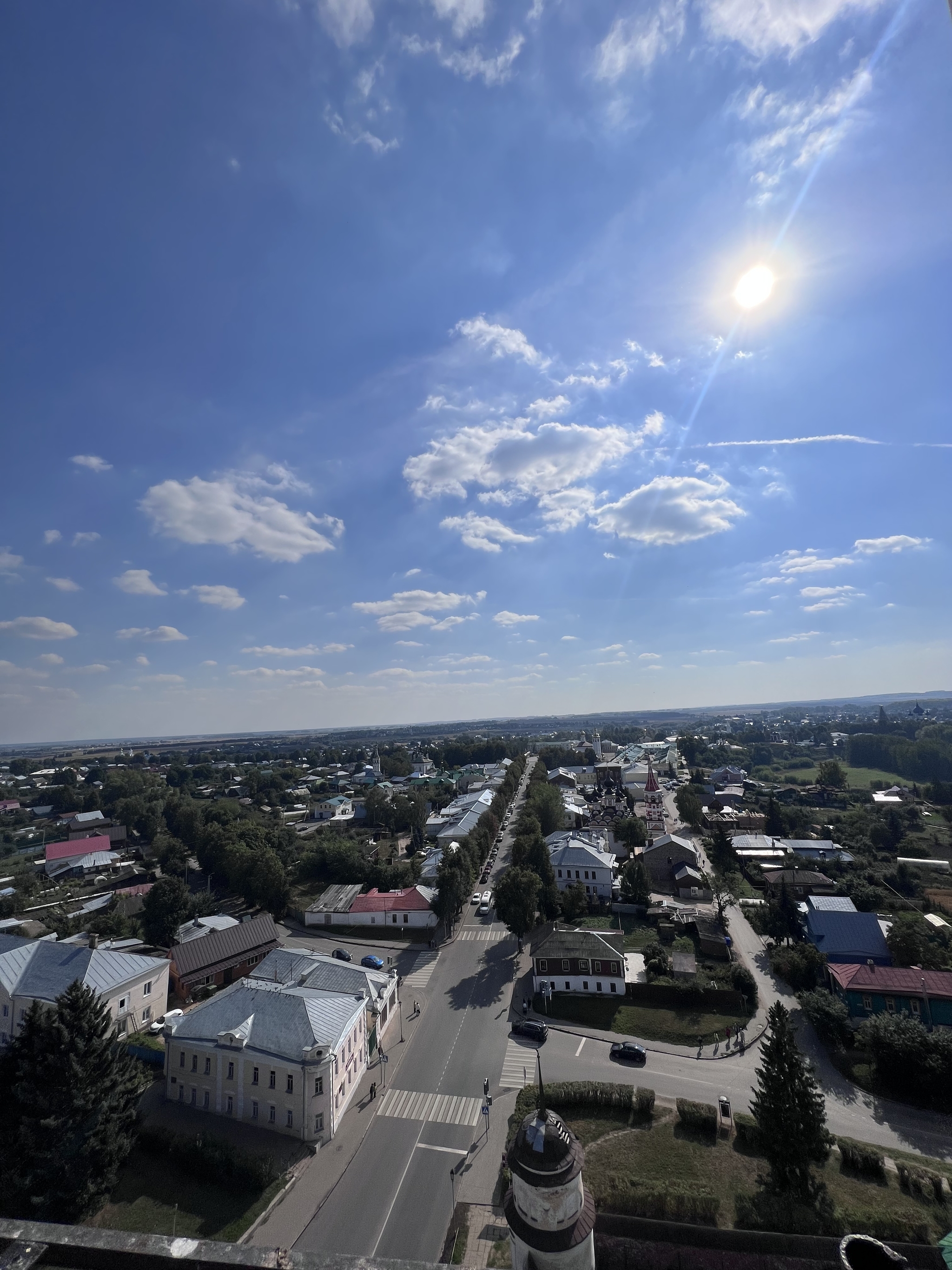 Venerable bell tower - My, Suzdal, Bell tower, Nature, Story, Town, Longpost