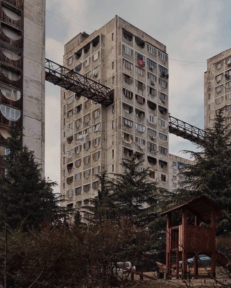 Georgian futurism - My, Futurism, Georgia, the USSR, Building, Architecture, Longpost