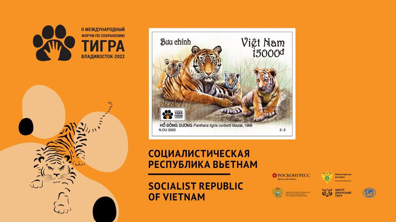 9 countries issued tiger stamps at once - Tiger, Forum, Philately, Stamps, Big cats, Russia, India, Myanmar, Laos, Vietnam, Malaysia, North Korea, China, Cambodia, mail, Rare view, Species conservation, Longpost, Cat family