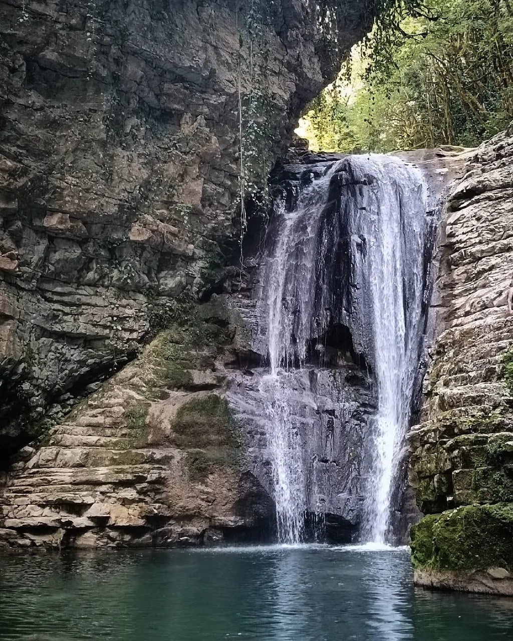 In any incomprehensible situation, go to the waterfalls! - Crimea, Travels, Waterfall, Tourism, Туристы, Blog, Longpost, The photo, Abkhazia