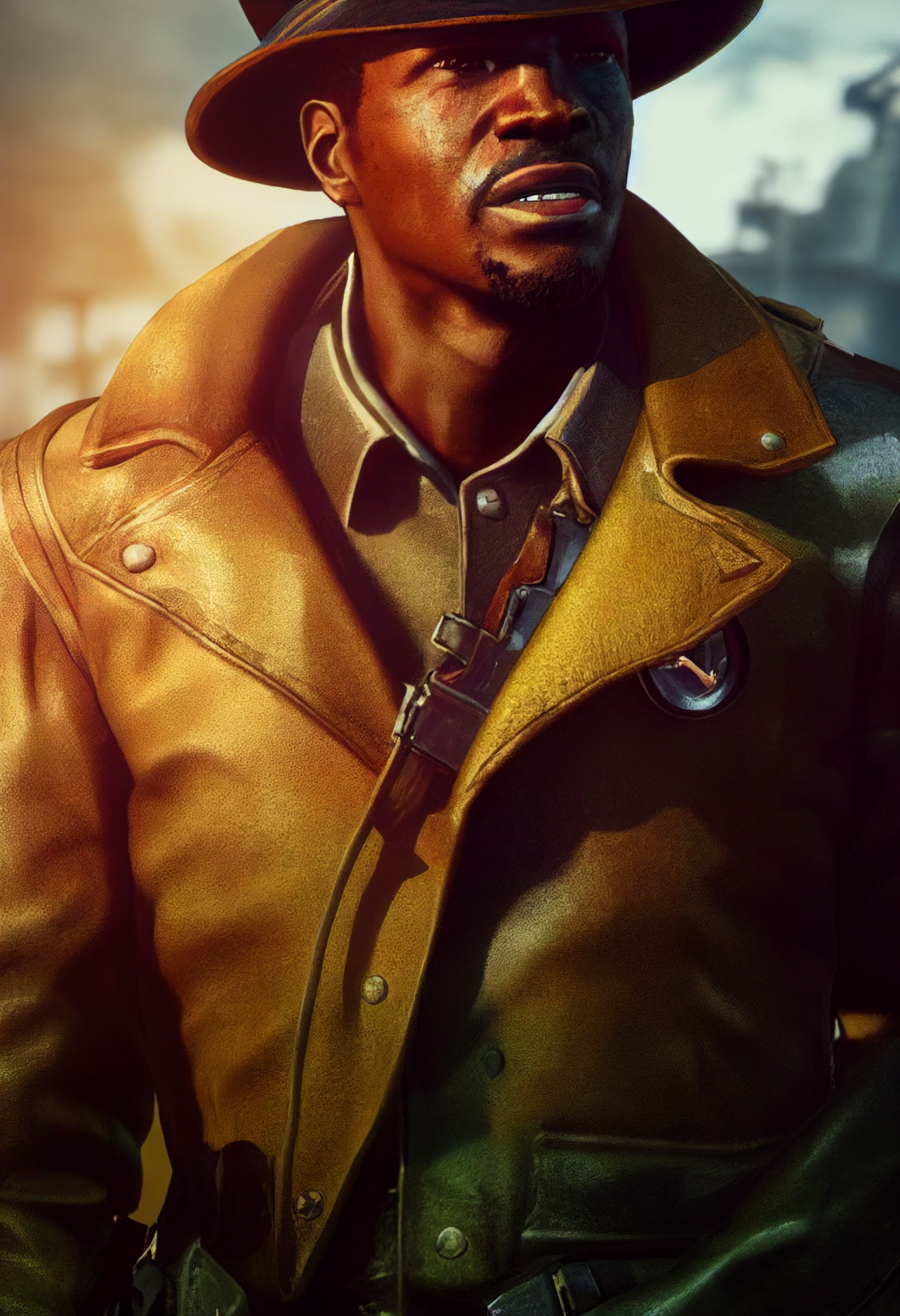 midjourney. Preston Garvey - My, Midjourney, Нейронные сети, Art, Characters (edit), Fallout, Preston Garvey, Samuel L Jackson, Longpost, Fallout 4