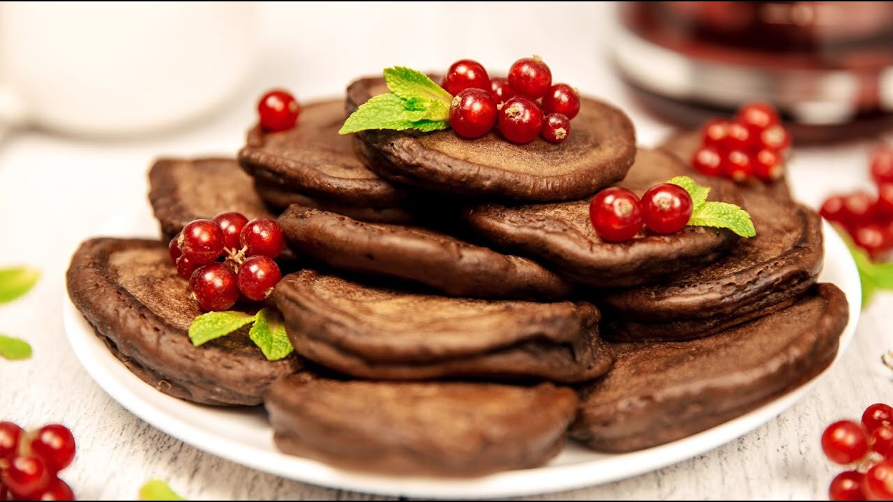 Шоколадное печенье на кефире