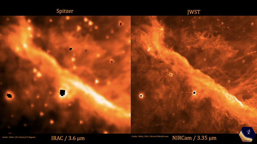 The Orion Nebula Through the Eyes of James Webb - Astronomy, Space, James Webb Telescope, Astrophysics, Longpost, Orion nebula