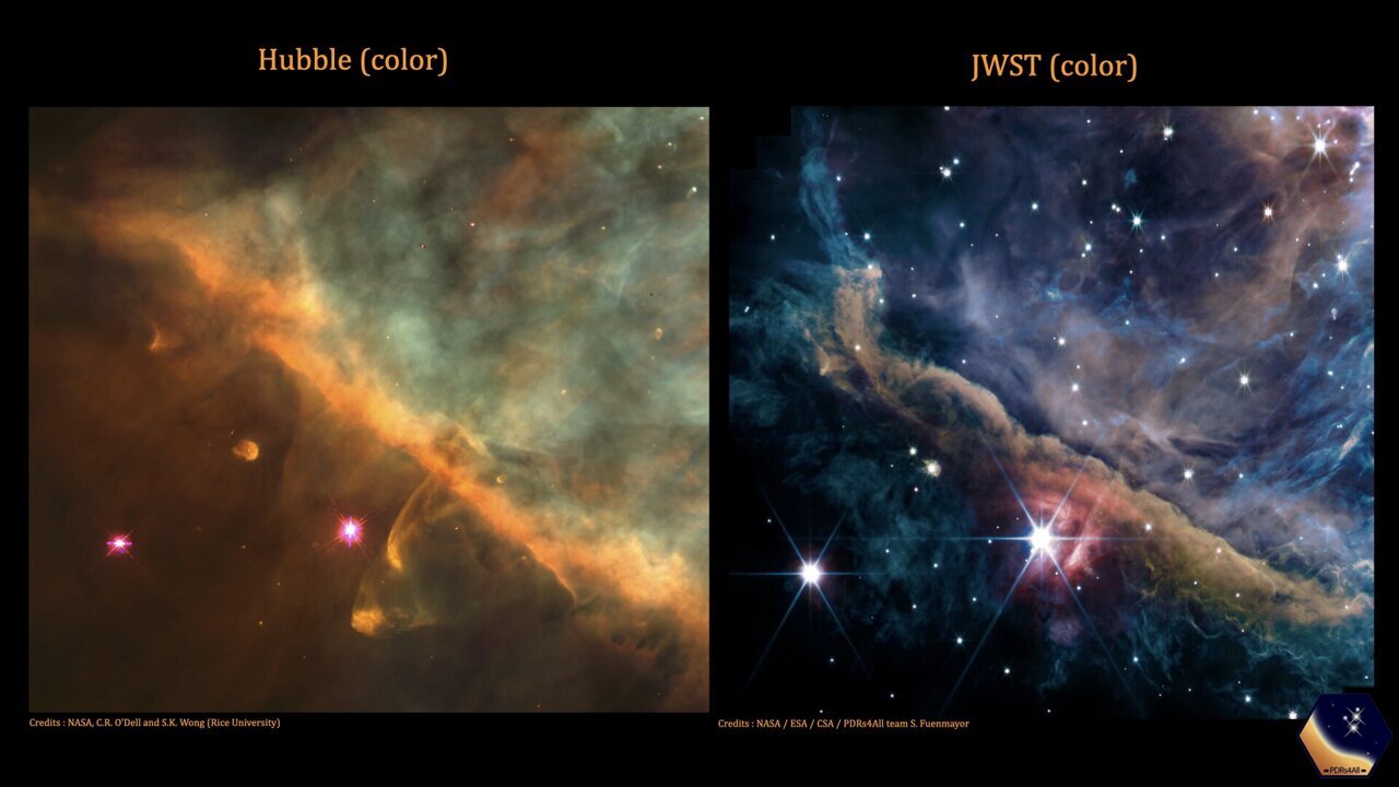 Webb Telescope captures breathtaking images of the Orion Nebula - NASA, James Webb Telescope, Orion nebula, Longpost