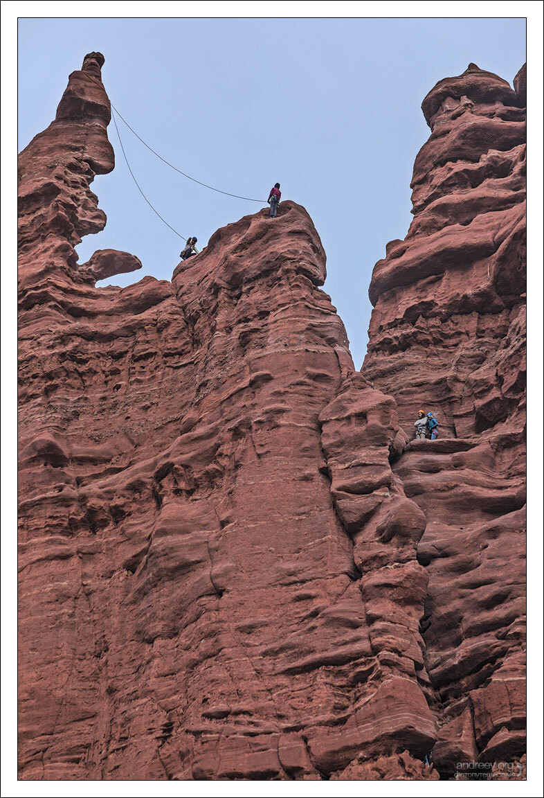 Utah: Fisher Towers - My, USA, Utah, Rock climbing, Rock climbers, The photo, Video, Youtube, Longpost, The mountains