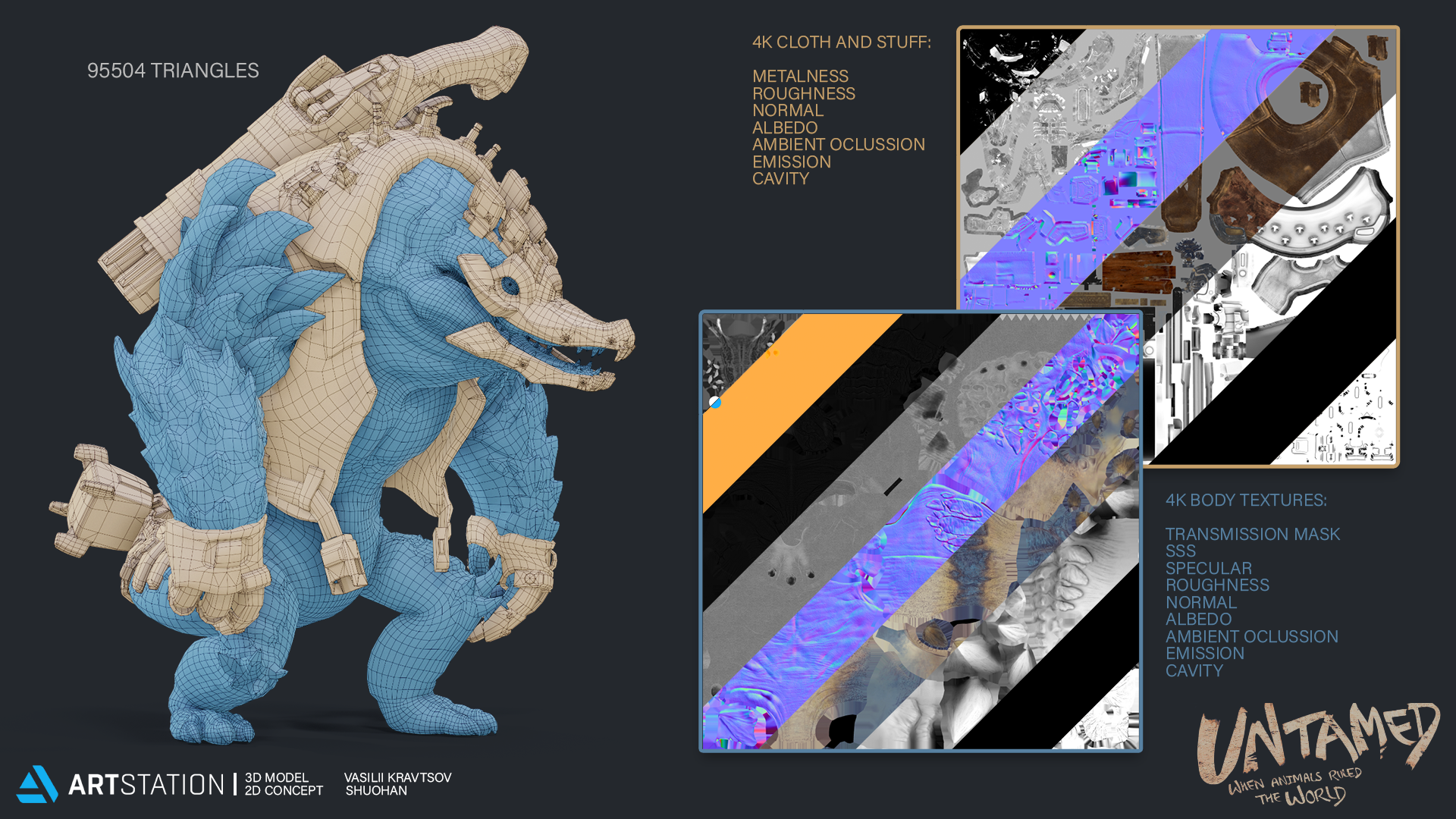 My first challenge on Artstation - My, Zbrush, Autodesk Maya, Marmoset Toolbag, Artstation, 3D, 3D modeling, Video, Soundless, Longpost, Game art