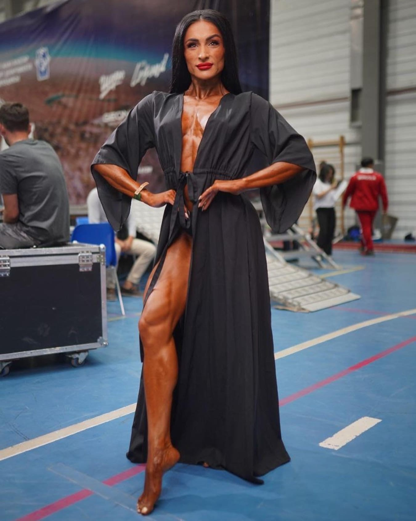 Raisa Mejidova - Sports girls, Bodybuilders, Body Fitness, Fitness, Girls, Strong girl, Fitonyashka, Video, Vertical video, Longpost, Body-building, Raisa Medzhidova