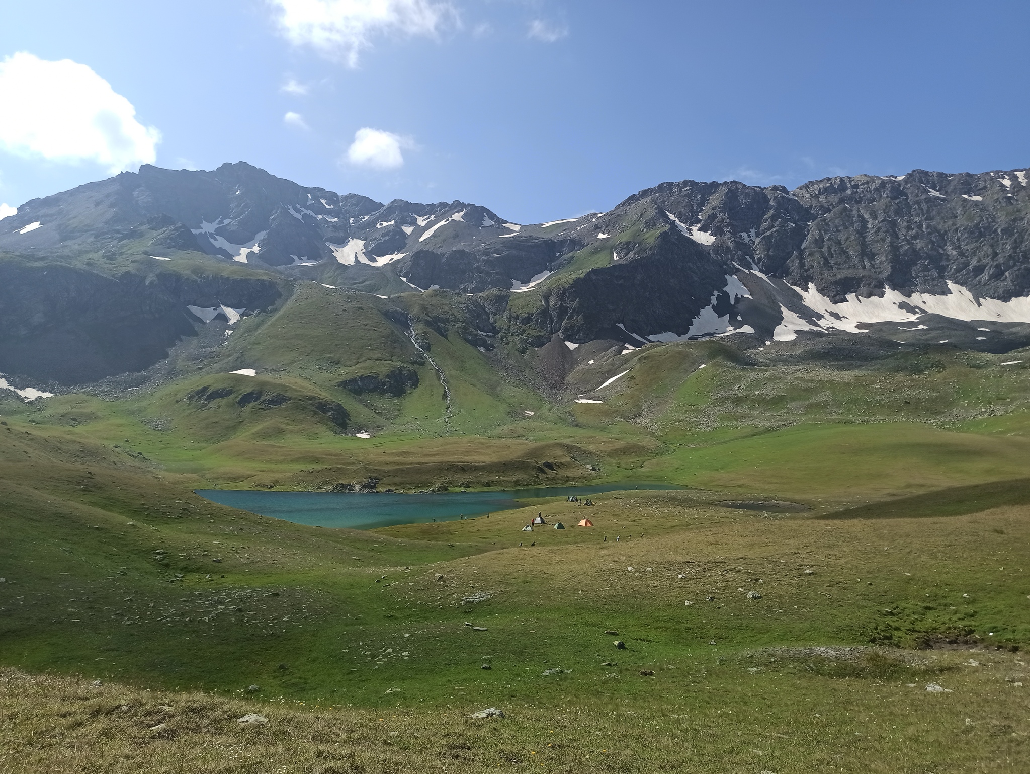 Arkhyz in August Part Five. Lakes of the Abishira-Akhuba ridge in the middle of summer - My, Mountain tourism, Hike, Lake, Caucasus, Arkhyz, The mountains, Longpost, Video