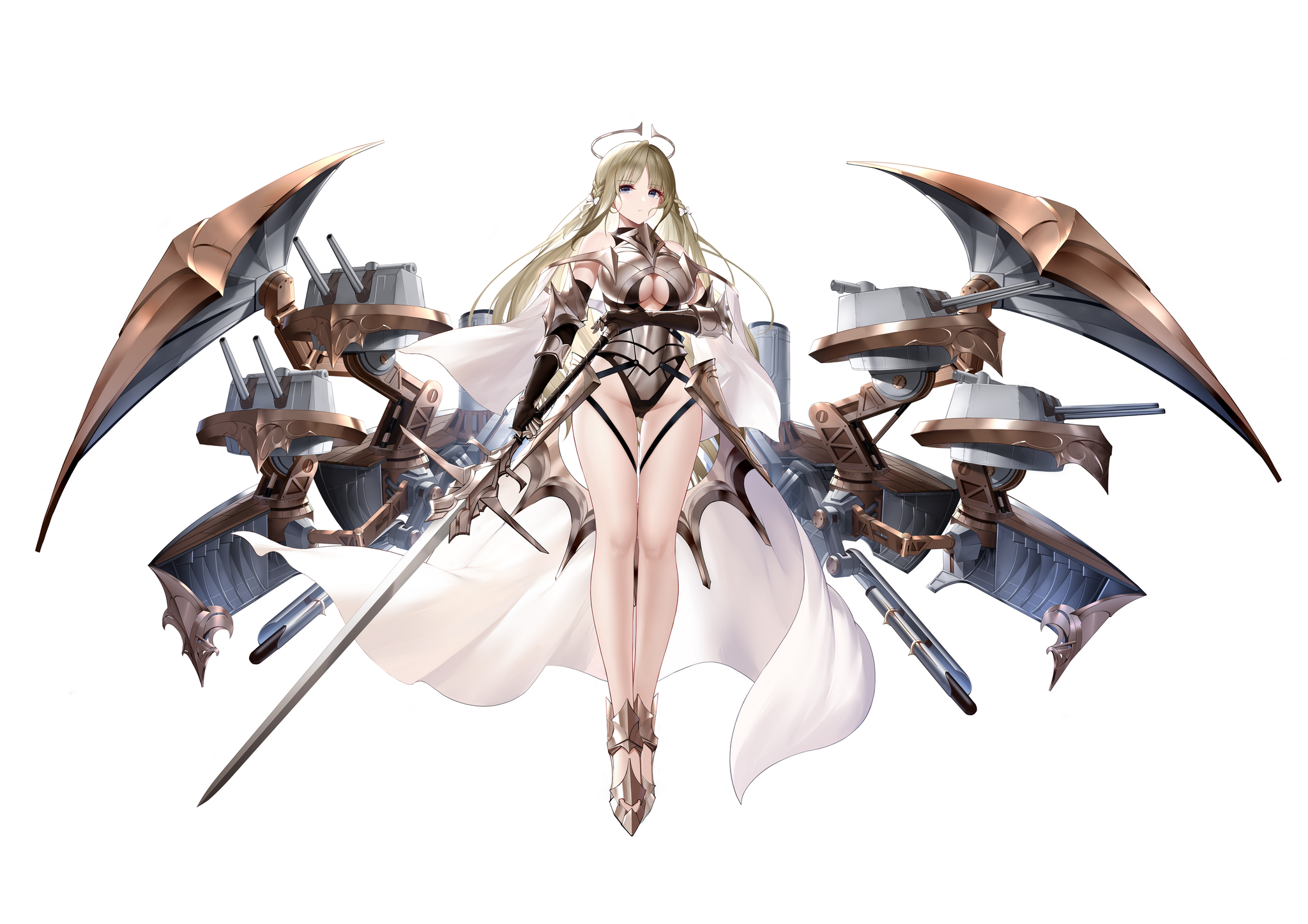 Jeanne d'Arc (Granblue Fantasy) - Арт, Anime Art, Девушки, Аниме, Granblue Fantasy