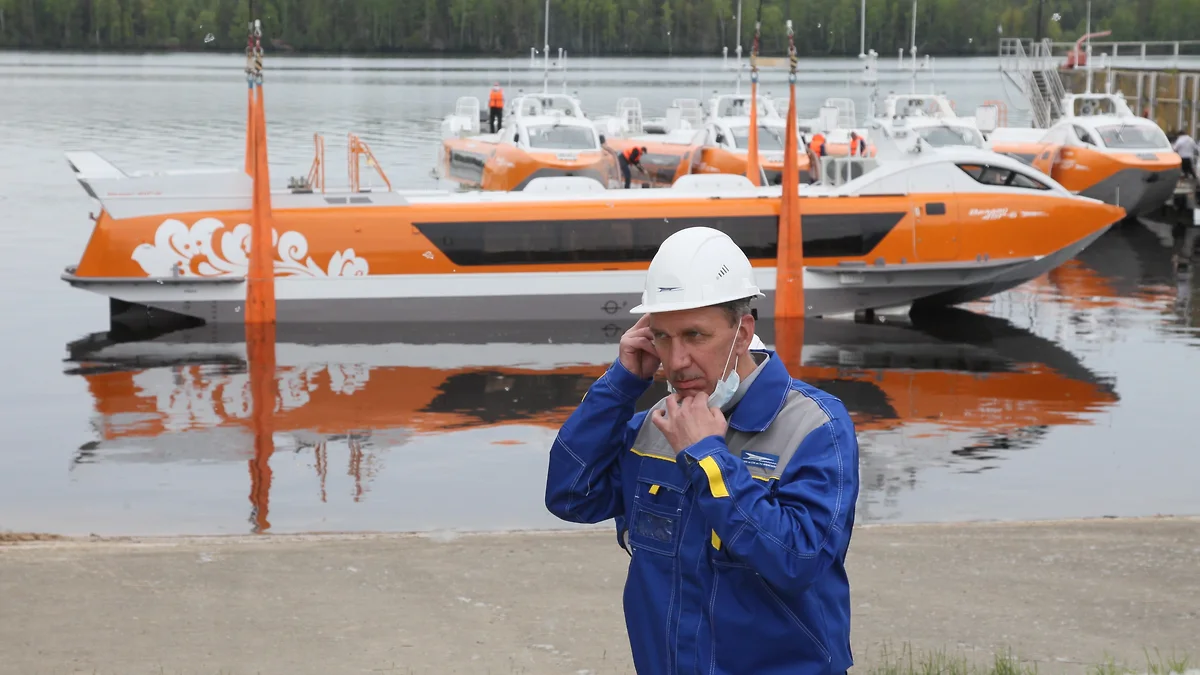 Winged renaissance - the 16th Valdai was launched in Nizhny Novgorod. They want to increase the production of Meteors. Hungary shows interest - news, Russia, Shipbuilding, Nizhny Novgorod, Video, Video VK, Samara Region, Longpost, Hydrofoil