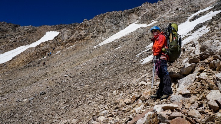 Caucasus-2020. 3+ Day eight: in the realm of ice, scree and technology - My, Mountain tourism, Tent, Hike, Tourism, Travels, Mountaineering, Caucasus, Summer, Vacation, Extreme, Glacier, Camping, The rocks, Longpost, The mountains