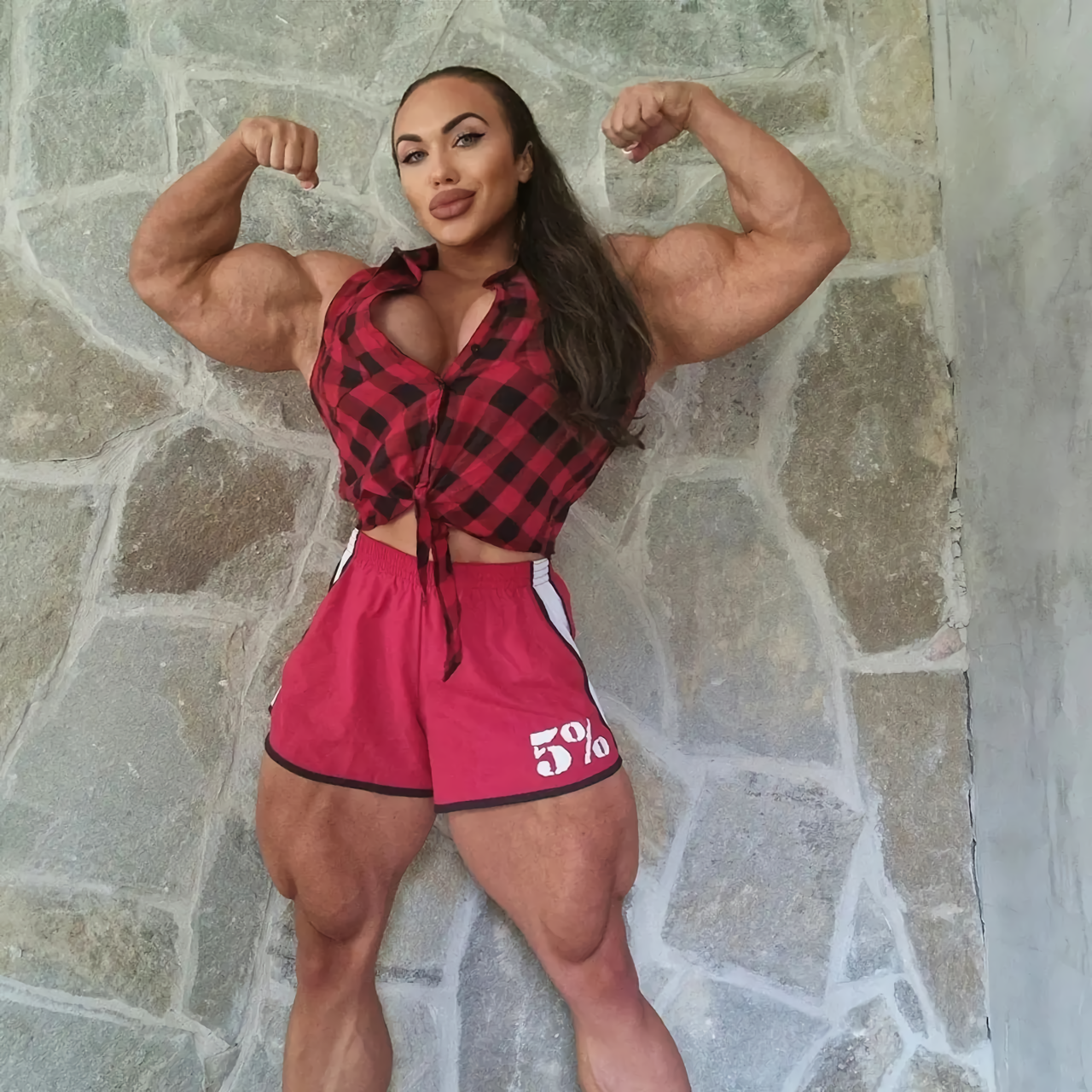 Natalya Kuznetsova - NSFW, Natalia Kuznetsova, Strong girl, Sleep-Sleep, Sports girls, Bodybuilders, Body-building, The photo, Longpost, Extreme muscles