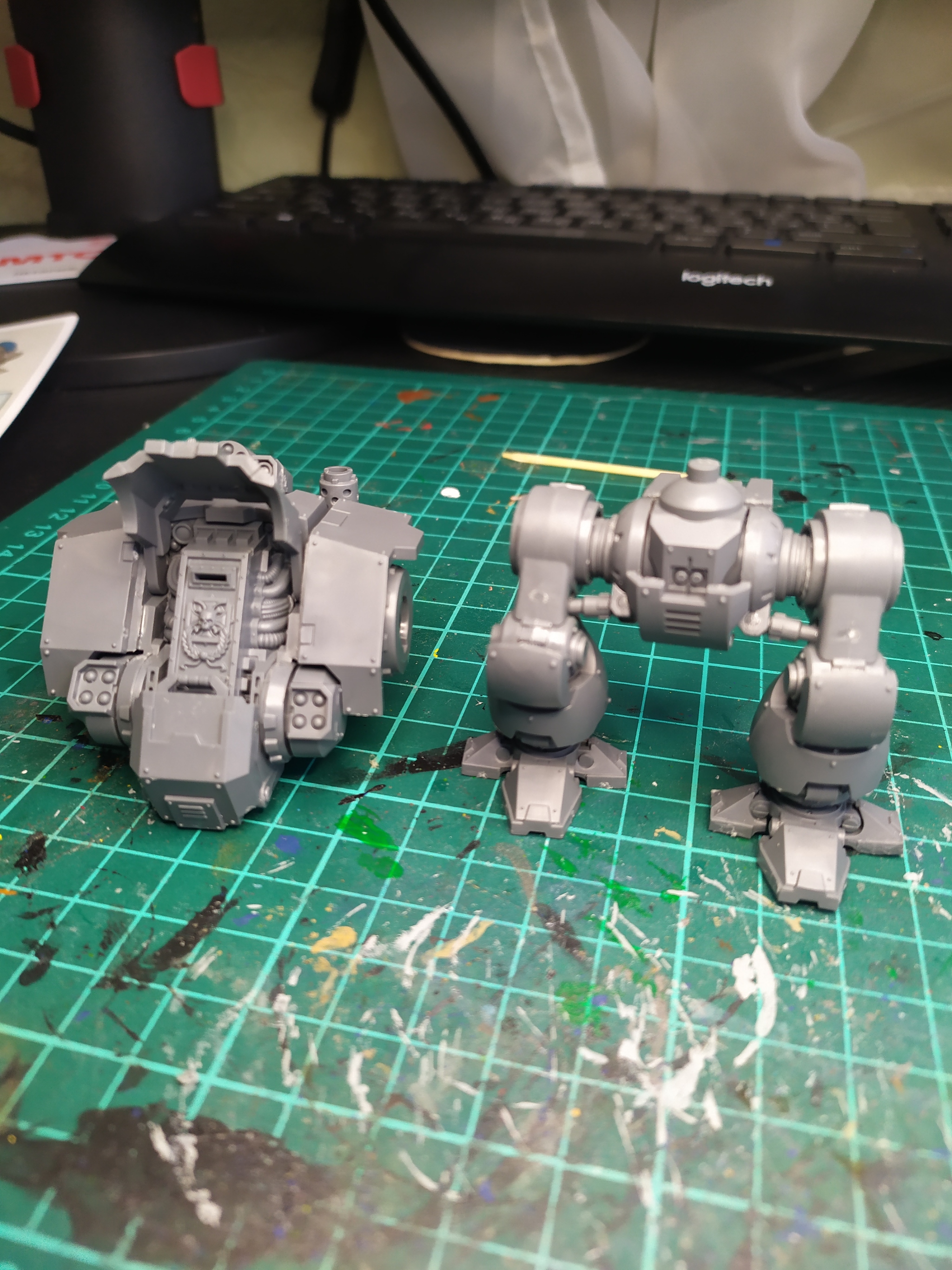 Redemptor Dreadnoughts - My, Warhammer 40k, Board games, Painting miniatures, Longpost