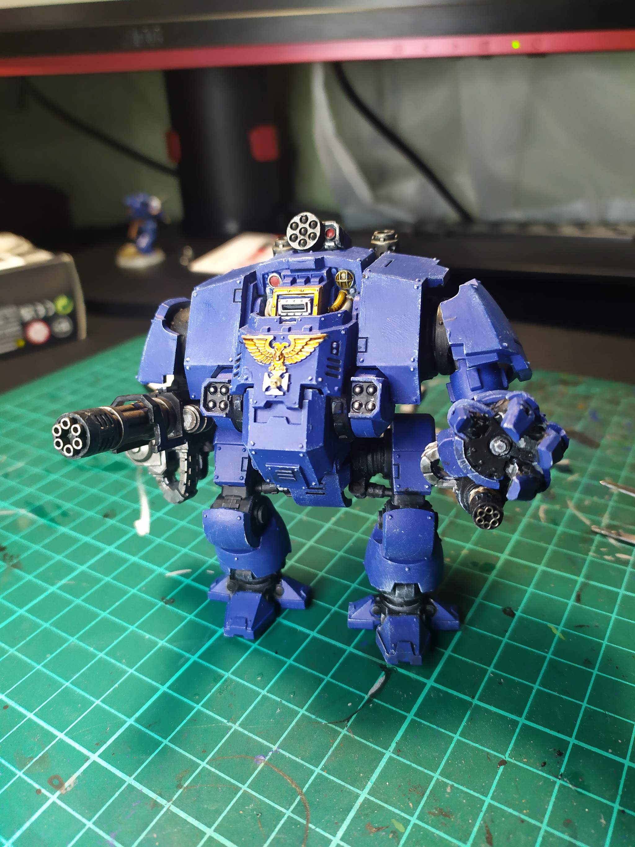 Redemptor Dreadnoughts - My, Warhammer 40k, Board games, Painting miniatures, Longpost