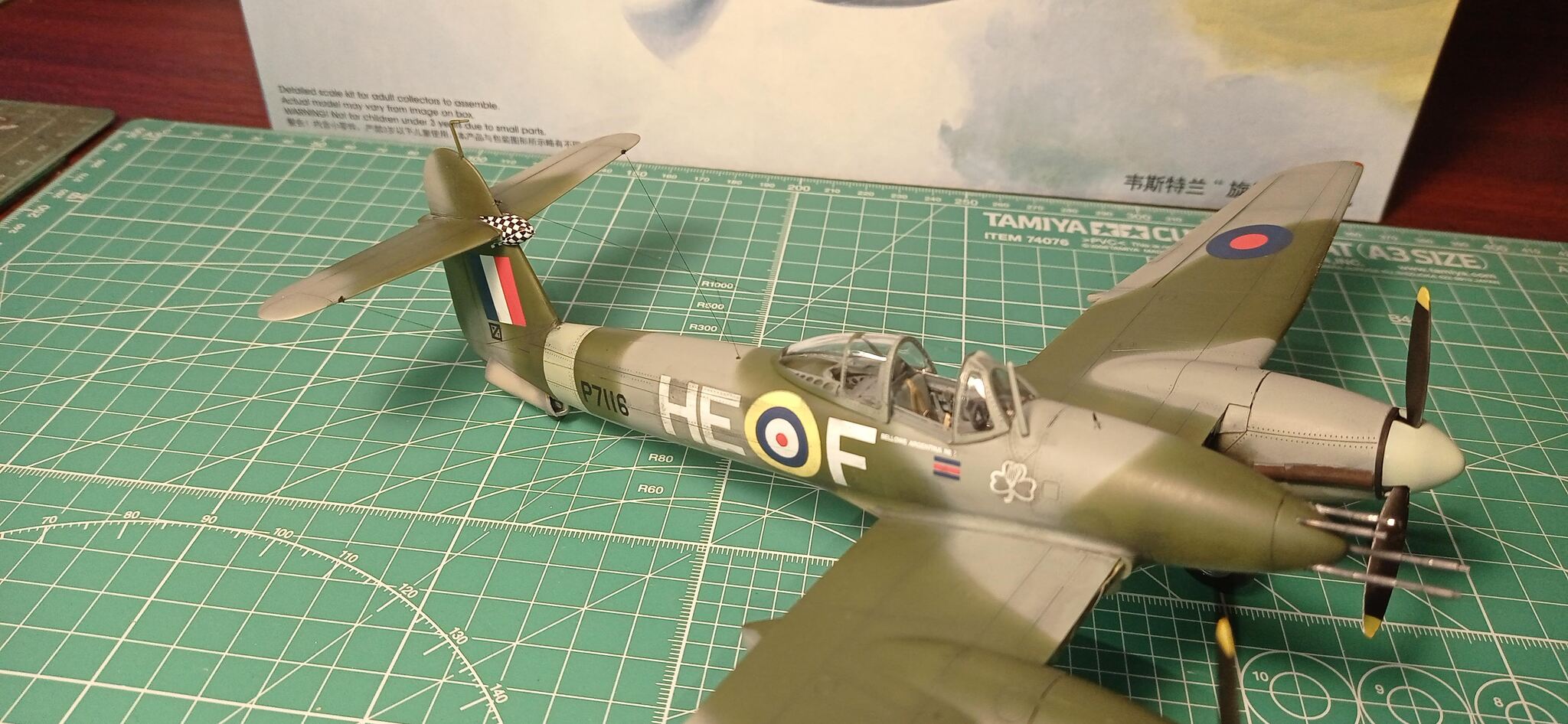 Westland Whirlwind 1/48 Trumpeter | Пикабу