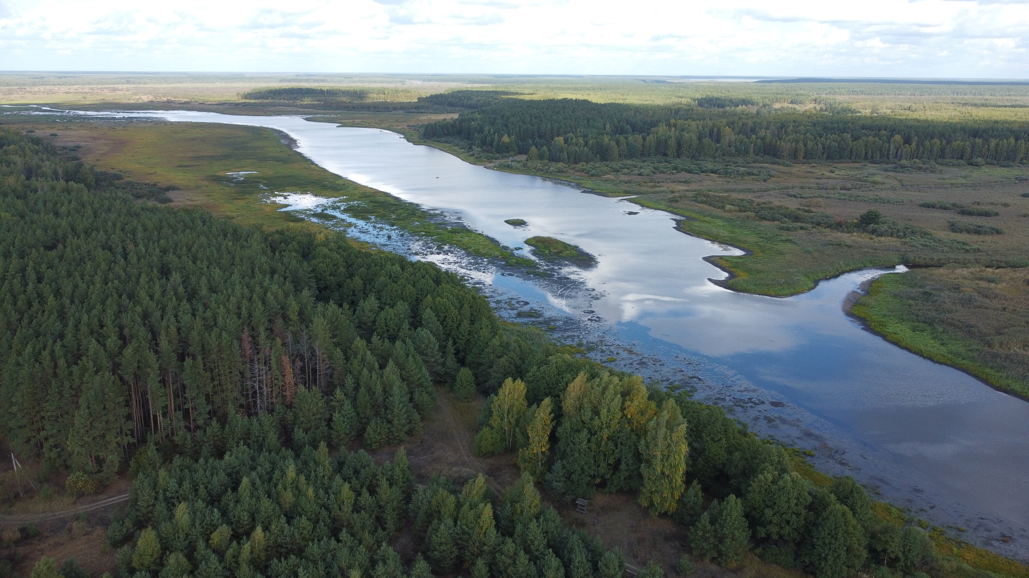 Flights near Ryazan - My, DJI mini 2, Dji, Quadcopter, Ryazan, Great, Meshchera, Drone, The photo, River, Longpost, Aerial photography