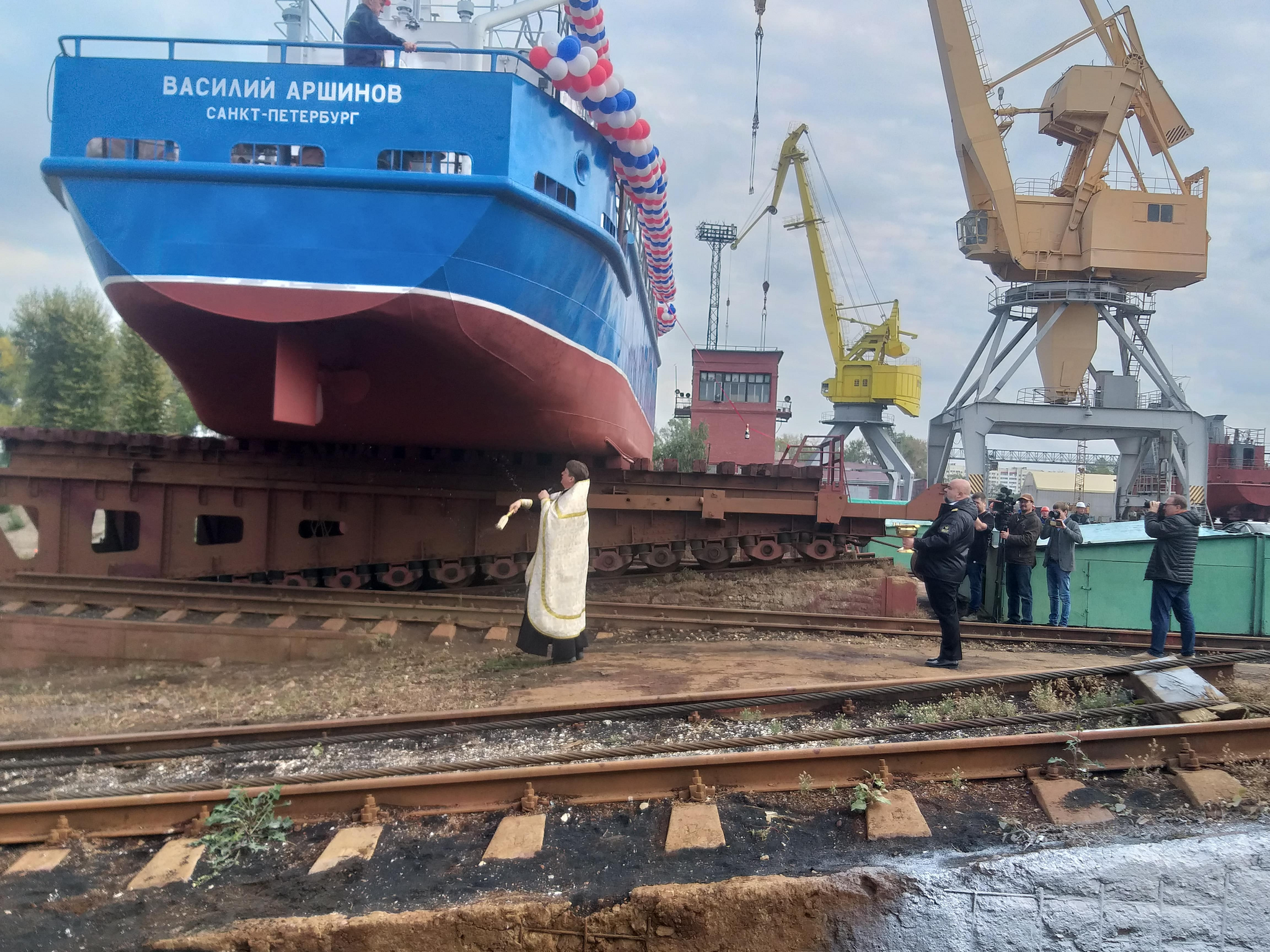 4 out of 8 vessels of the RDB 66.62 project were built in Samara. Contract worth 1.2 billion rubles - news, Russia, Shipbuilding, Samara, Video, Youtube, Longpost