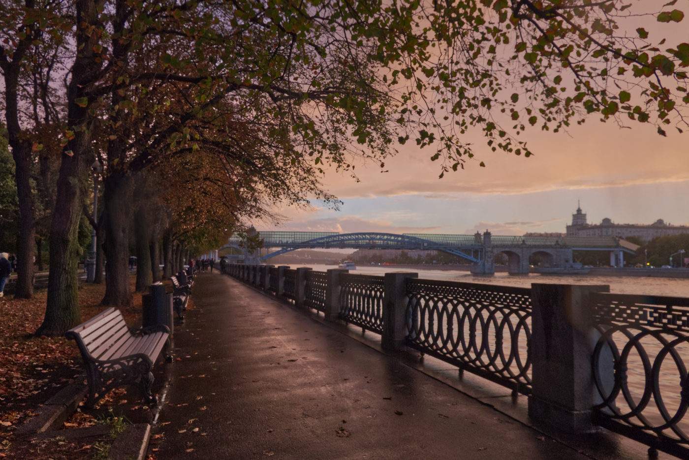 В парке после дождя - Моё, Фотография, Москва, Архитектура, Длиннопост