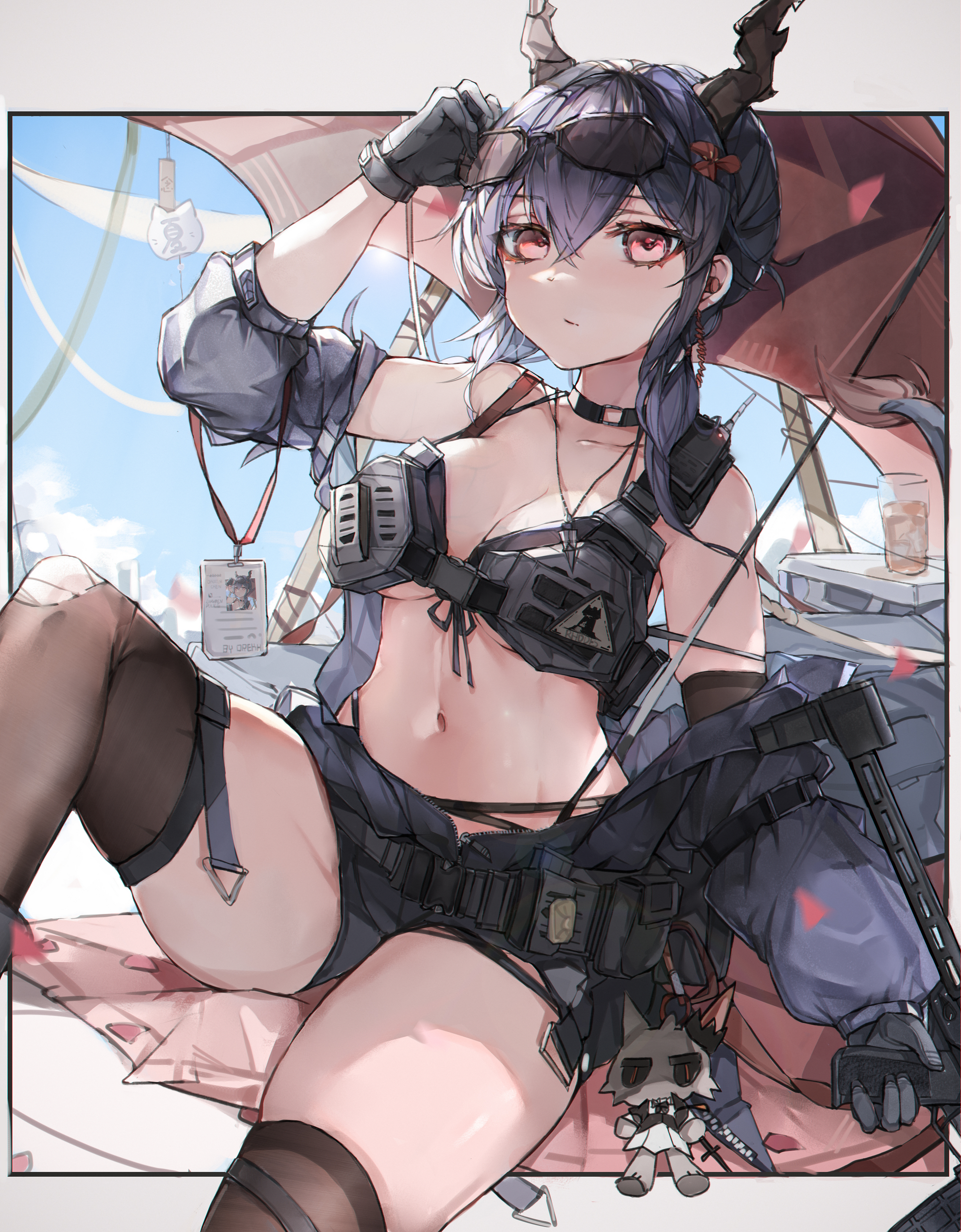 Arknights operators - NSFW, Anime, Anime art, Arknights, Kjera, Utage (Arknights), Aurora (Arknights), Chen (Arknights), Mudrock, Sideroca, Longpost, Animal ears, Pramanix