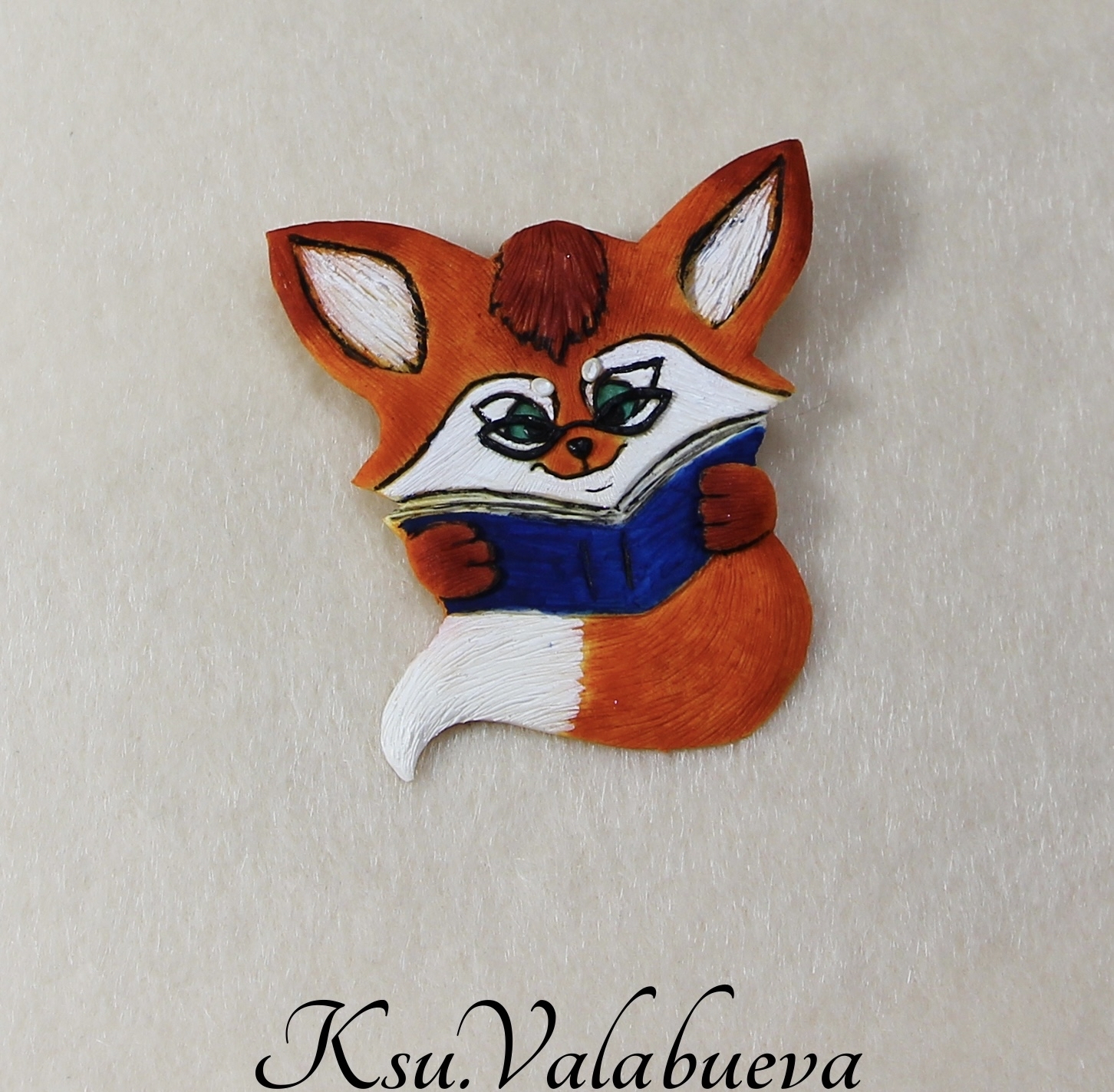 Brooches Chanterelles - My, Polymer clay, Brooch, Fox, Accessories, With your own hands, Needlework, Needlework without process, Icon, Queen, Longpost, Handmade