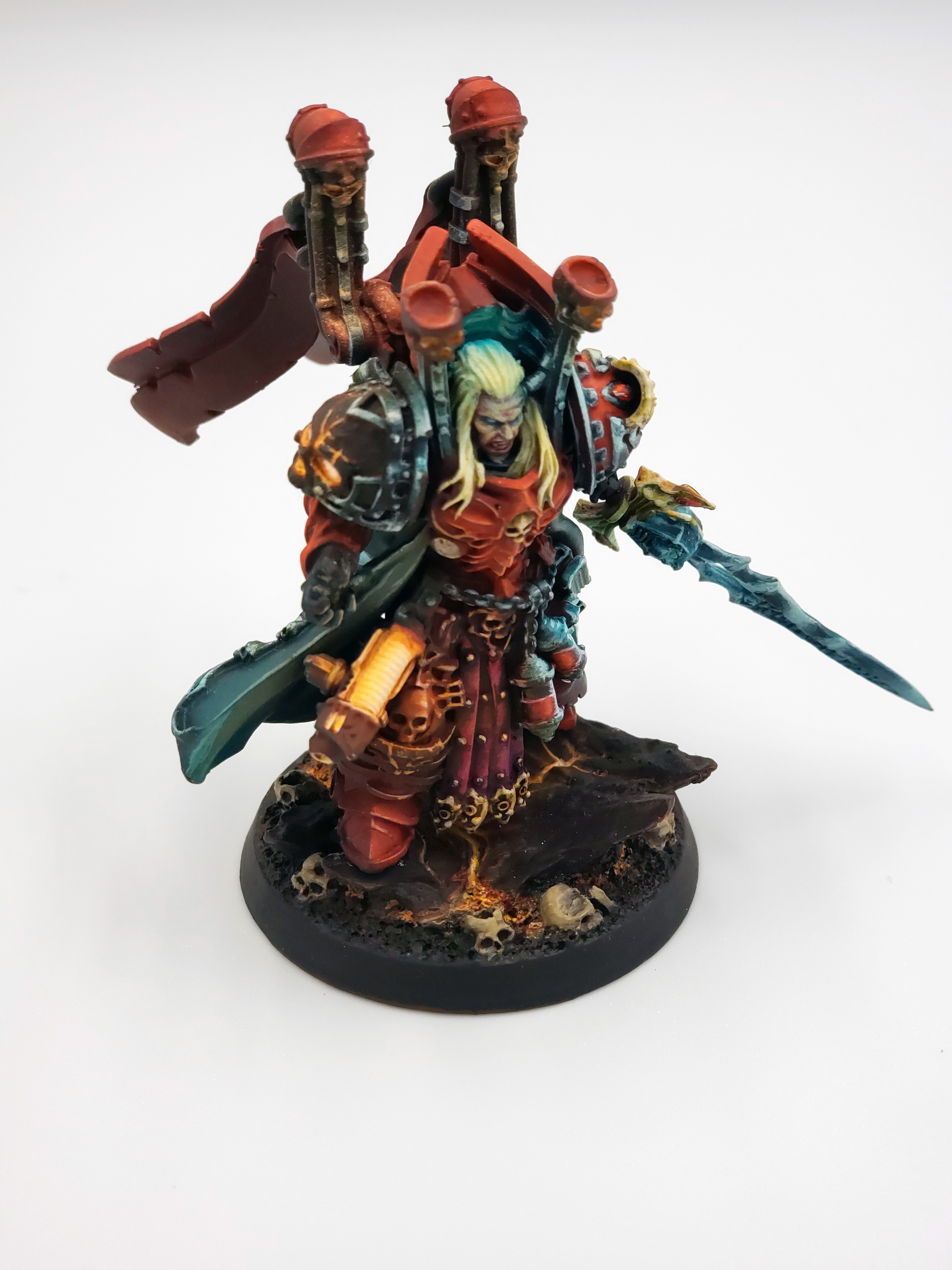 IMPERIAL DEATH LORD - My, Painting miniatures, Warhammer, Blood angels, Longpost, Mephiston