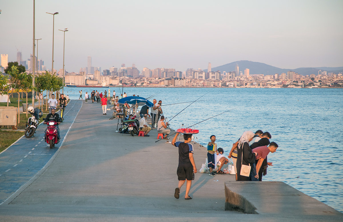 Istanbul. - My, Turkey, Istanbul, Istiklal Istanbul, Travels, Mosque, Longpost, Bosphorus