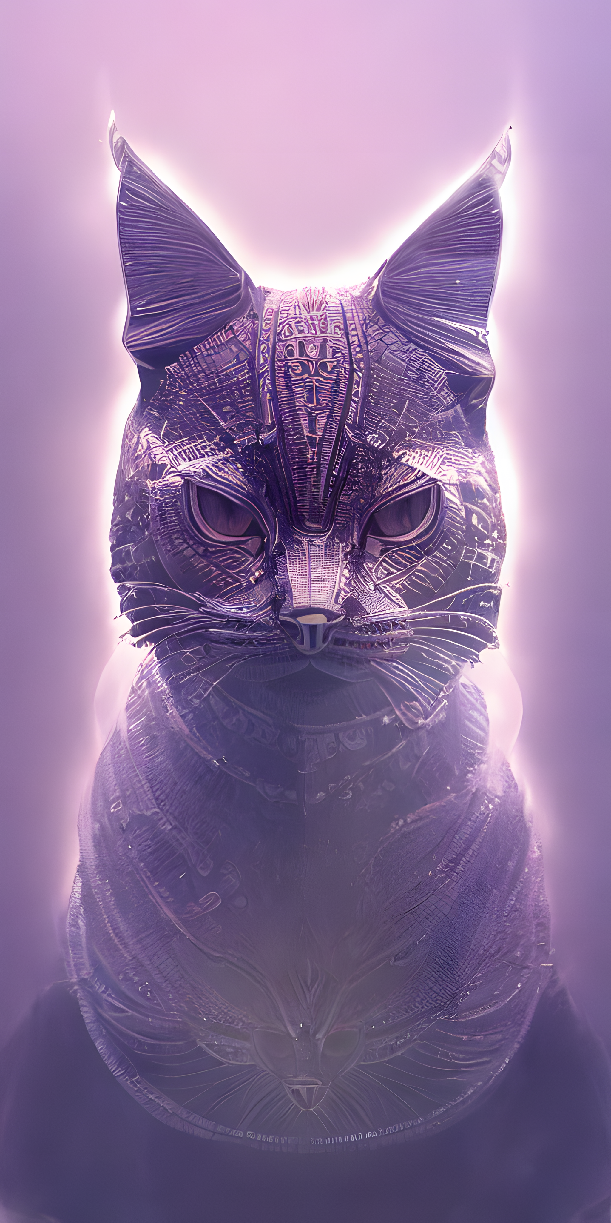 NeuroCats. Part 1 - My, Нейронные сети, Artificial Intelligence, cat, Phone wallpaper, Stable diffusion, Computer graphics, Illustrations, Images, Longpost, Modern Art