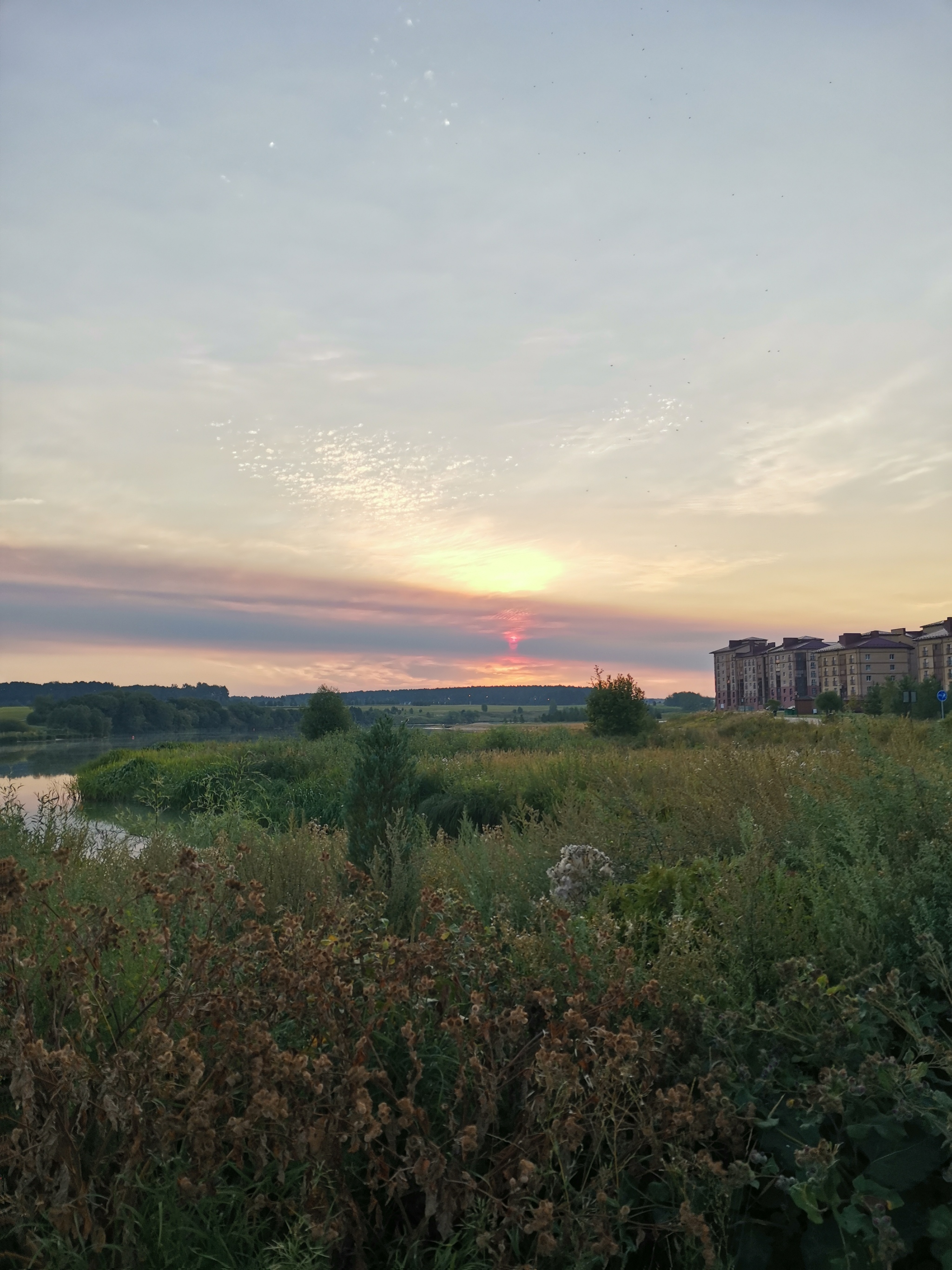 Village morning! - Beautiful, Summer, dawn, Morning, Village, River