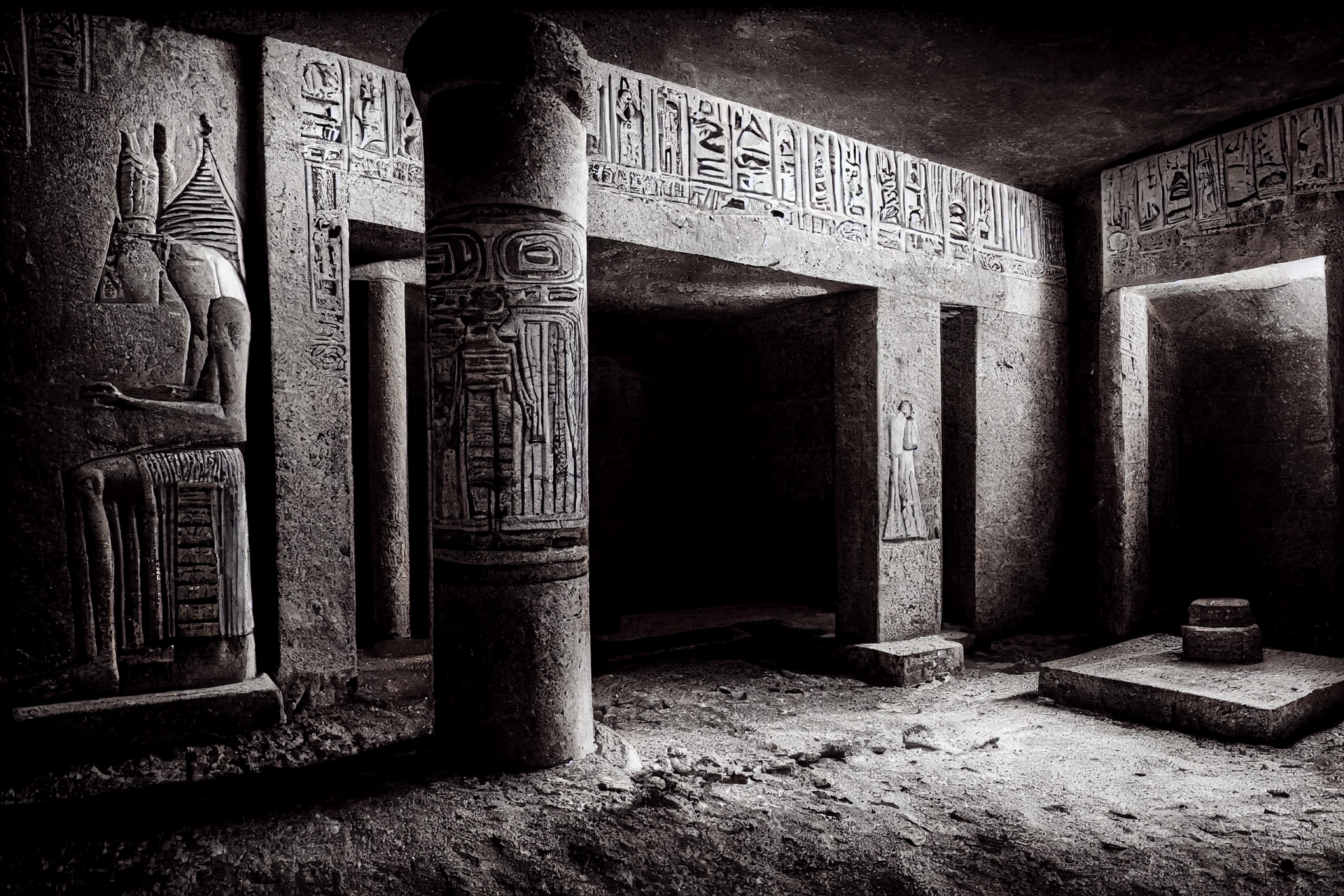 midjourney. Egyptian tombs - Midjourney, Нейронные сети, Art, Egypt, Ancient Egypt, Tombs, Longpost