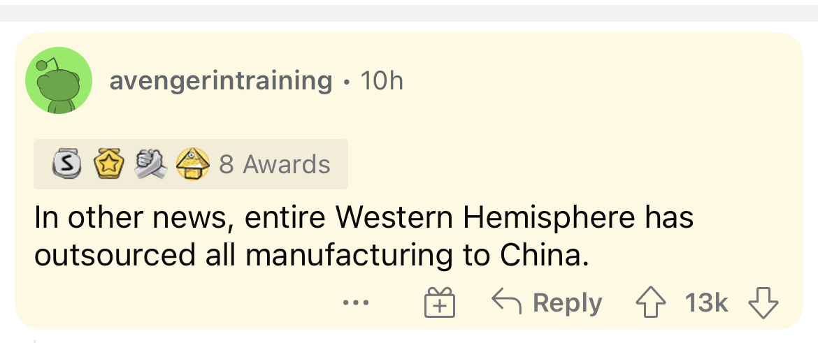 Adequate comments in the top under the post about China's CO2 emissions - China, USA, Ecology, Screenshot, Comments, Reddit, Statistics, Longpost